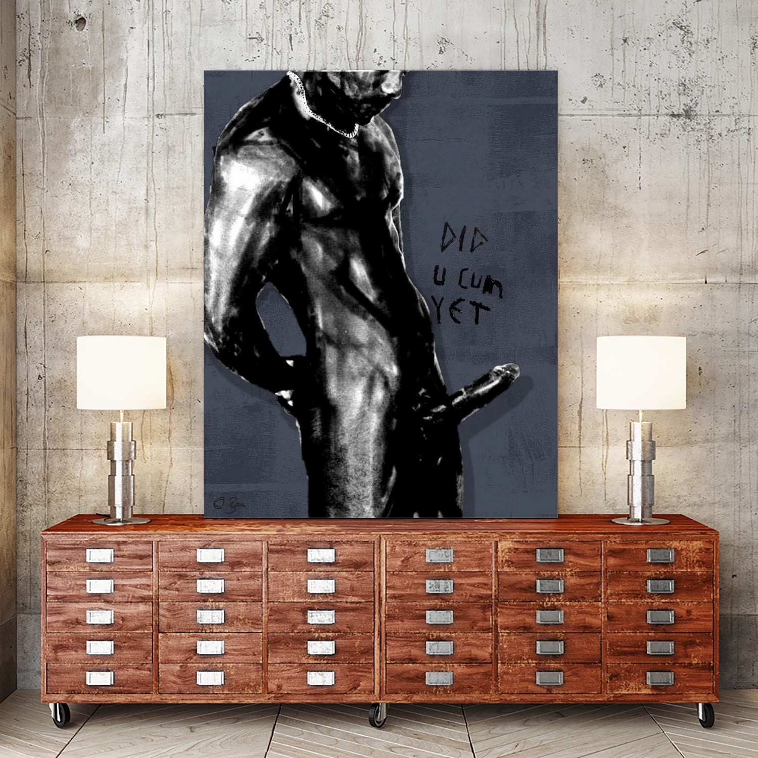 2020_cum_blue by Stefan Bammert on GIANT ART - black mixed media