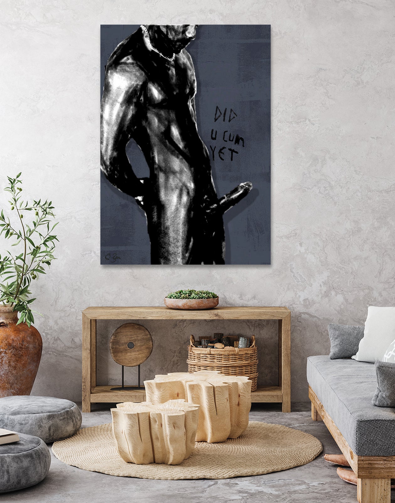 2020_cum_blue by Stefan Bammert on GIANT ART - black mixed media