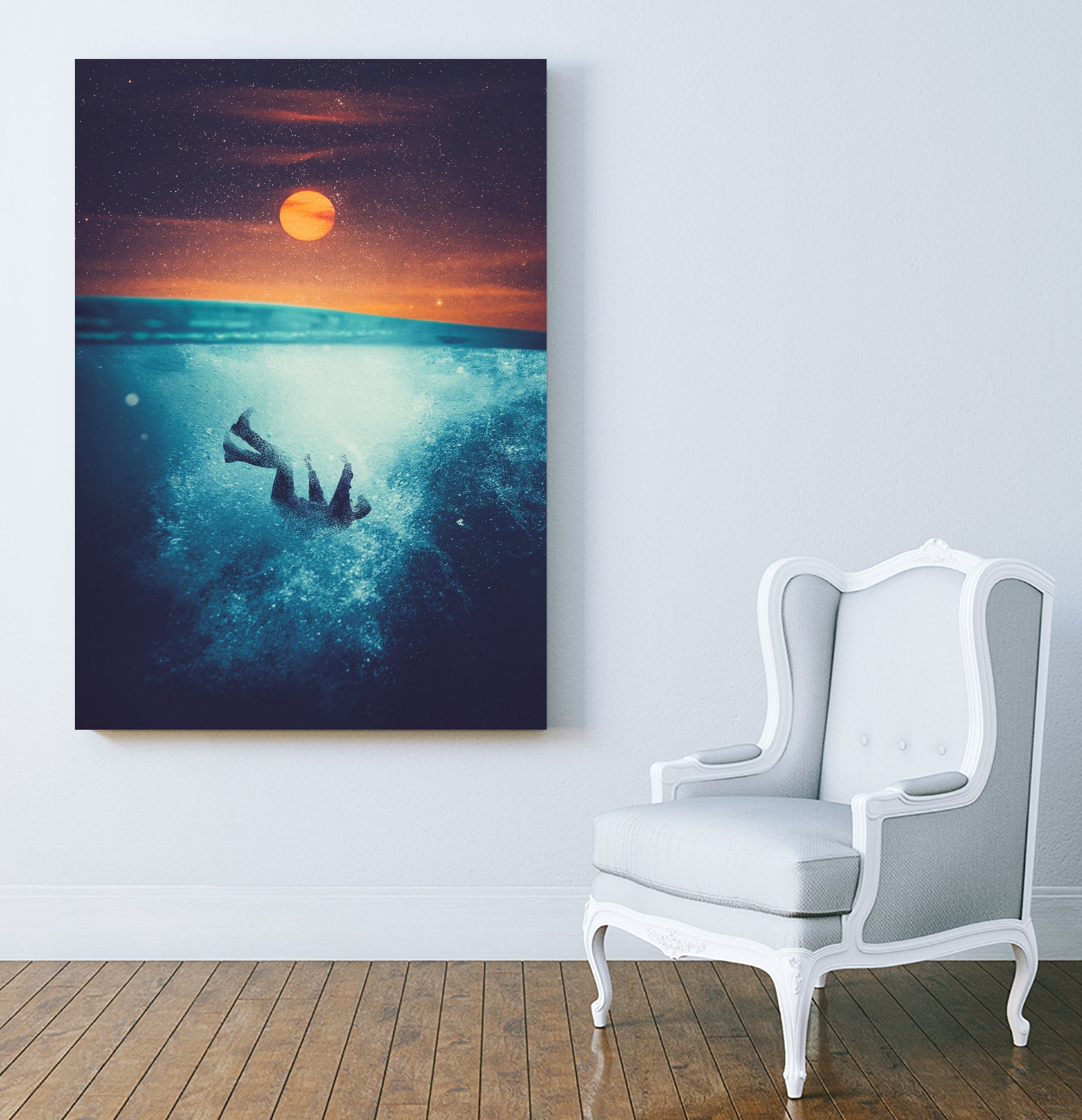 Immergo by Annisa Tiara Utami on GIANT ART - blue photo manipulation