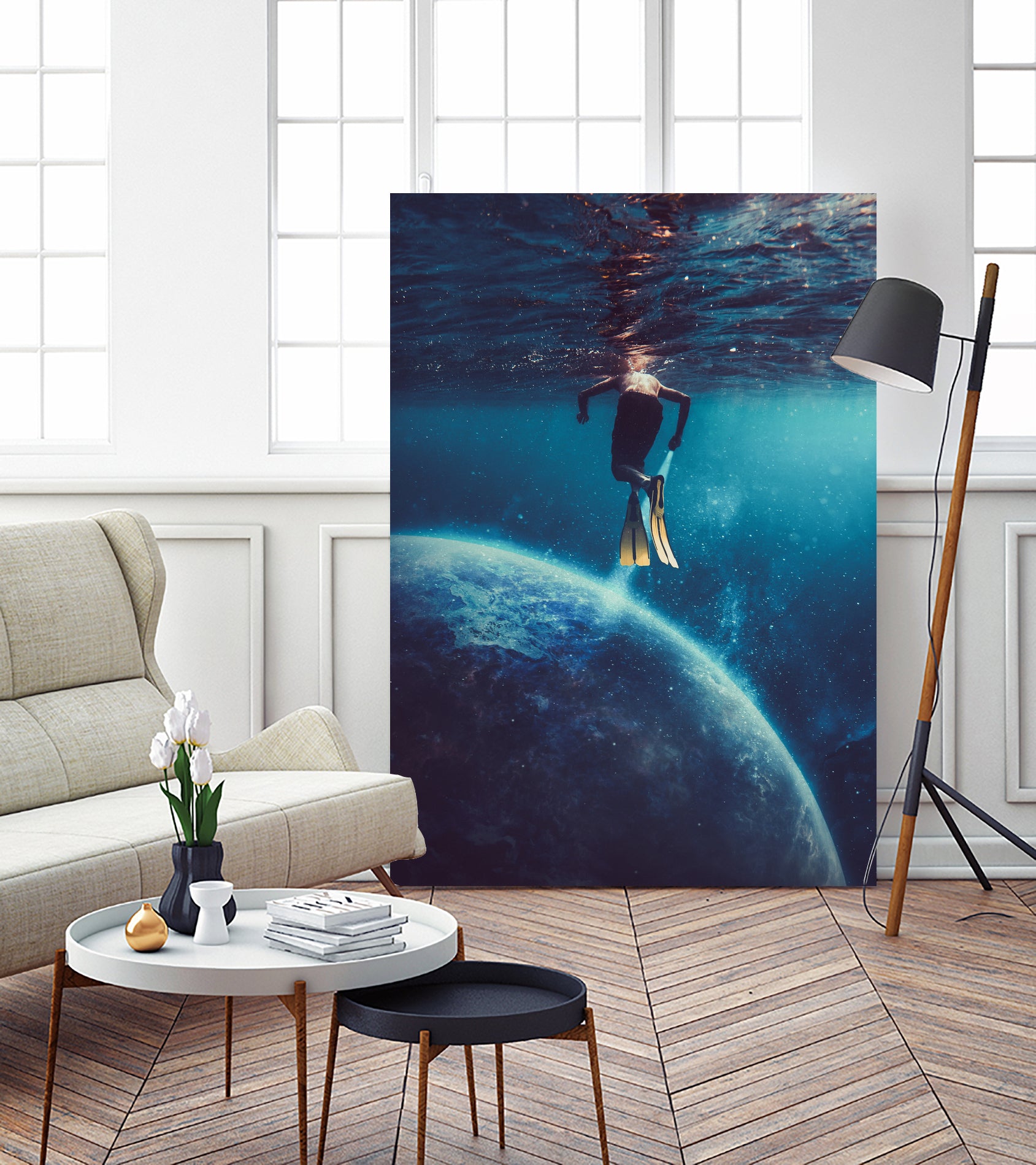 Another World by Annisa Tiara Utami on GIANT ART - blue photo manipulation