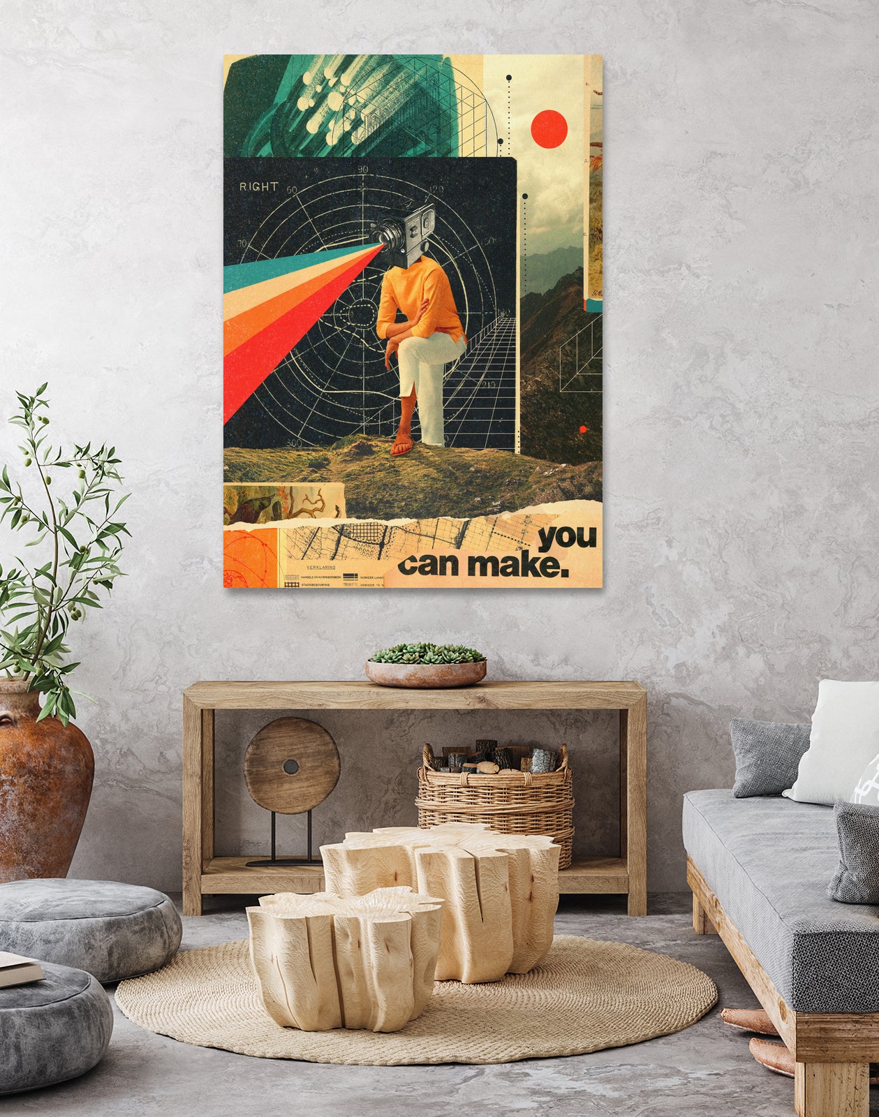 You can Make it Right by Frank Moth on GIANT ART - yellow photo illustration