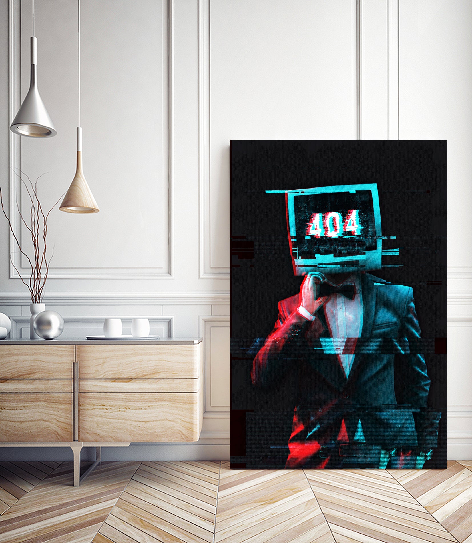 404 by Menelaos Trompoukis on GIANT ART - black digital painting