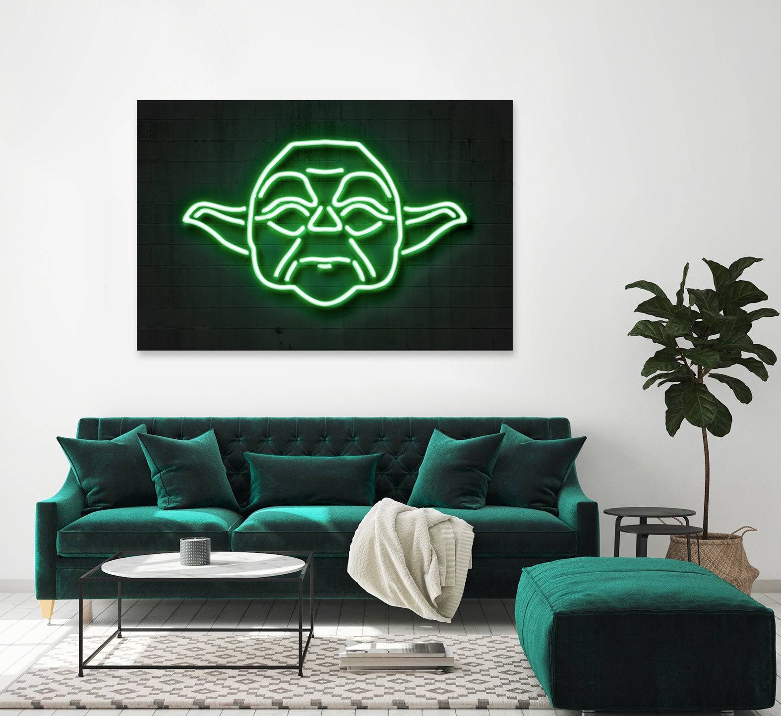 Yoda by Octavian Mihai Mielu on GIANT ART - green character design