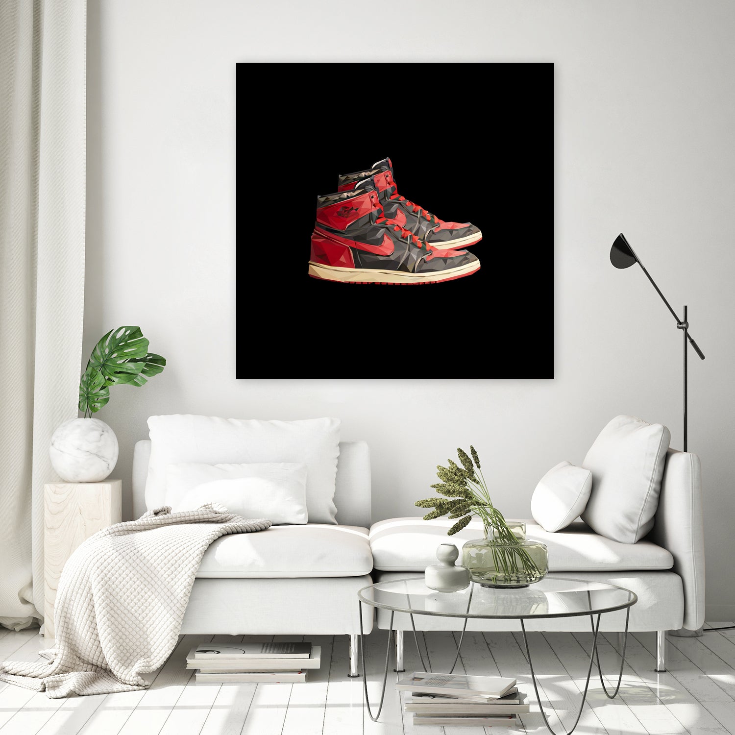 Sneaker hype beast air jordan 1 retro by M Maisur Amin on GIANT ART - black vector illustration