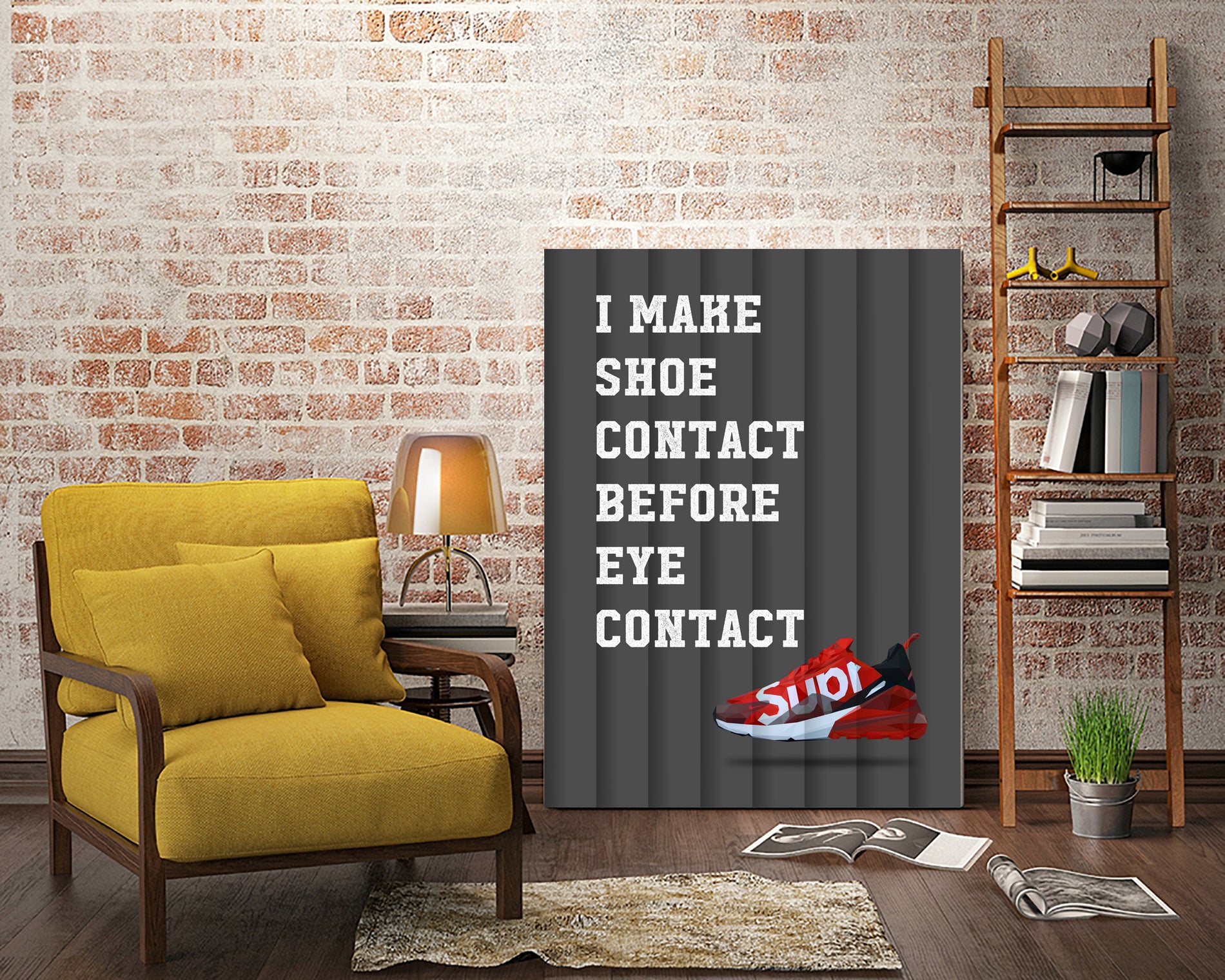 sneakers quotes by M Maisur Amin on GIANT ART - black typography