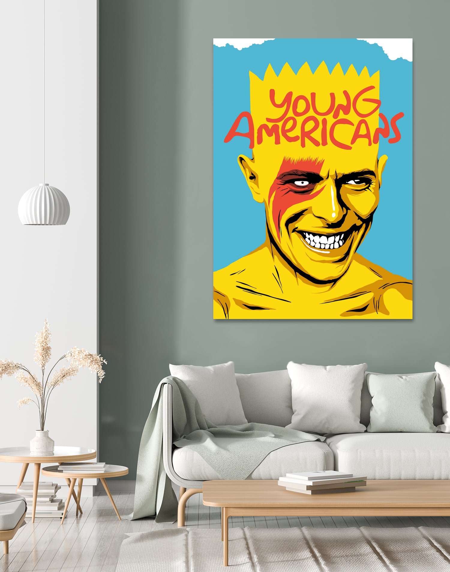 Young Americans by Bily Mariano da Luz on GIANT ART - blue digital drawing
