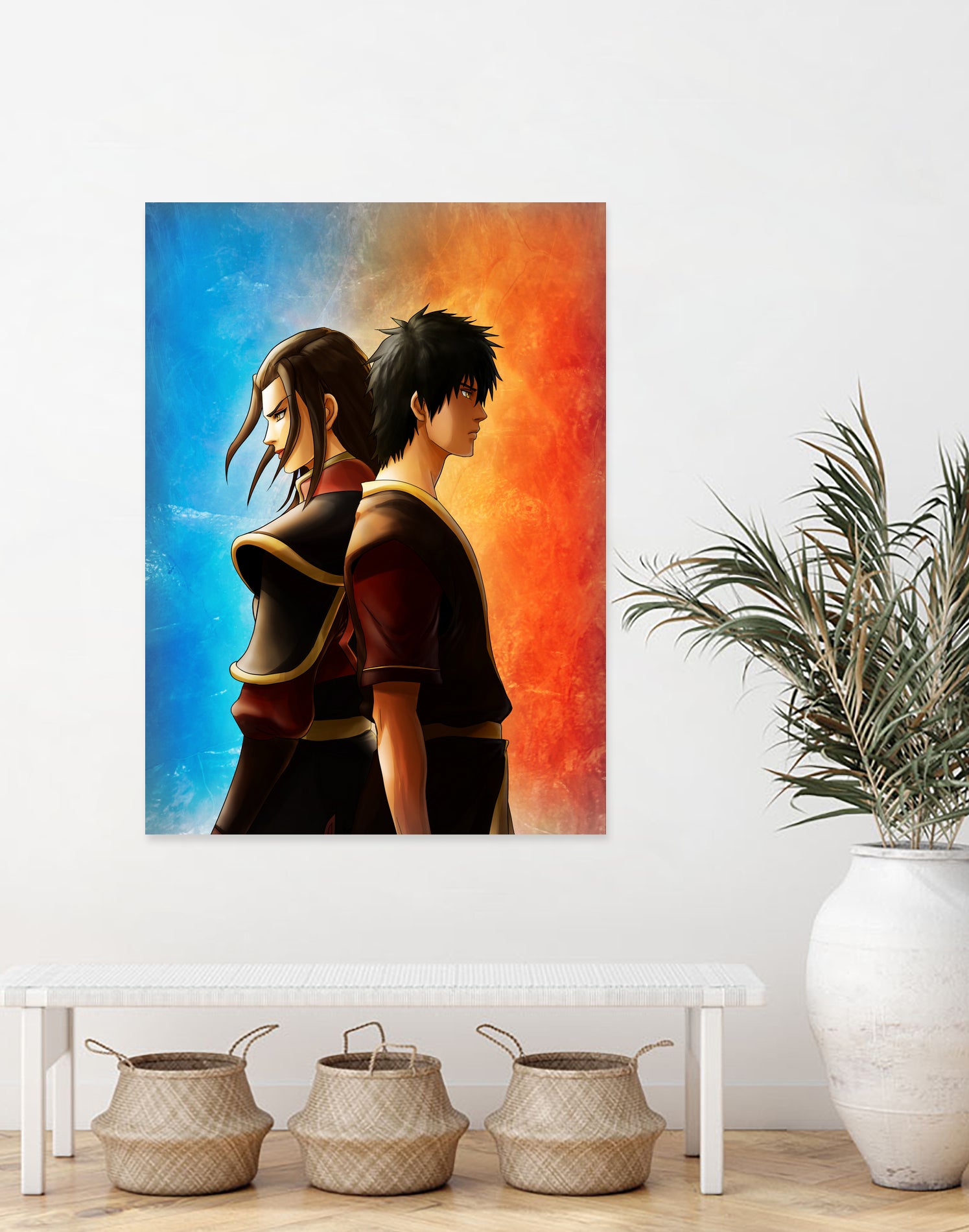 Azula Zuko Artwork by MCAshe 24 on GIANT ART - orange digital painting