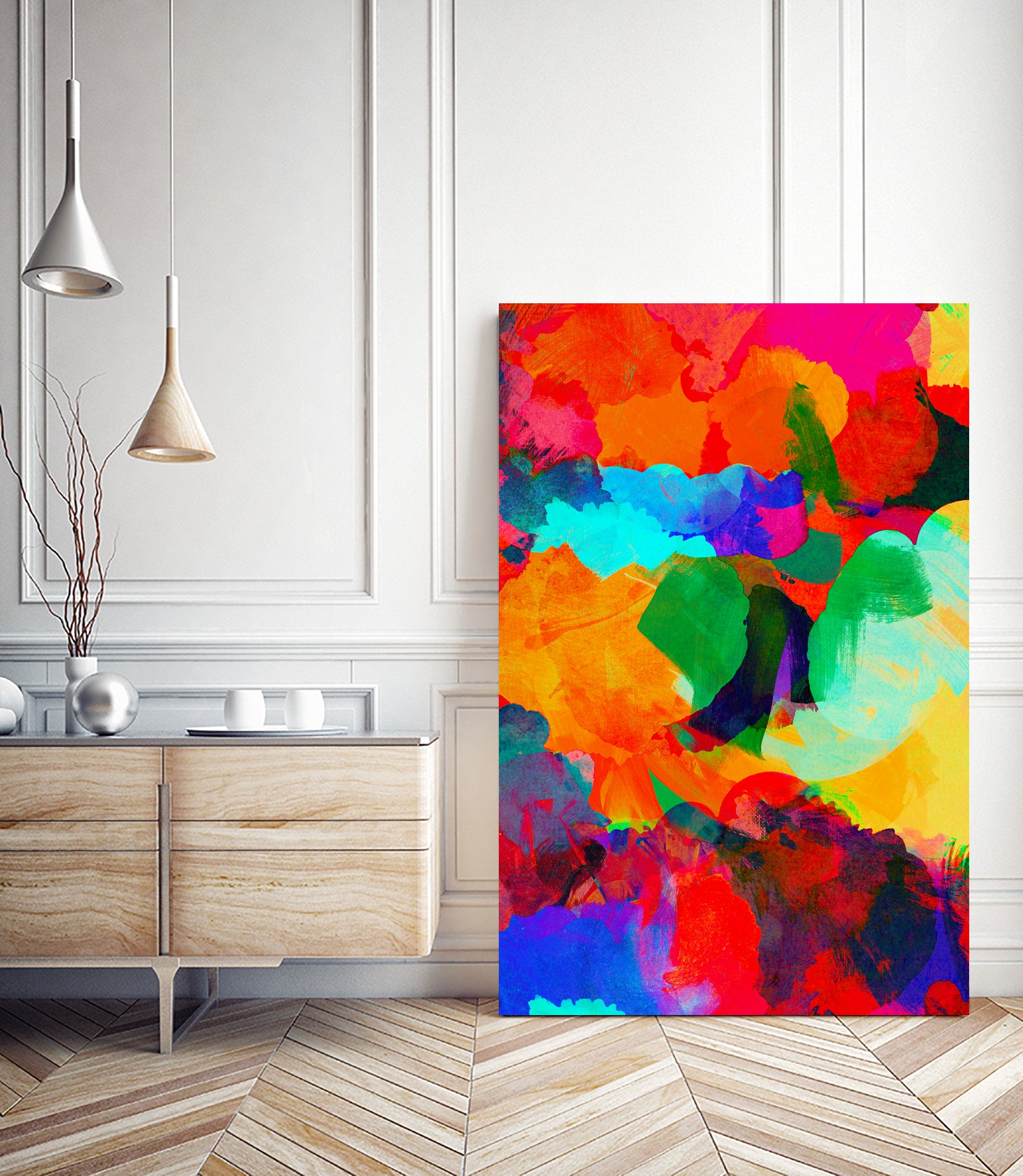 A GREAT CALM by Rebecca Allen on GIANT ART - blue digital painting