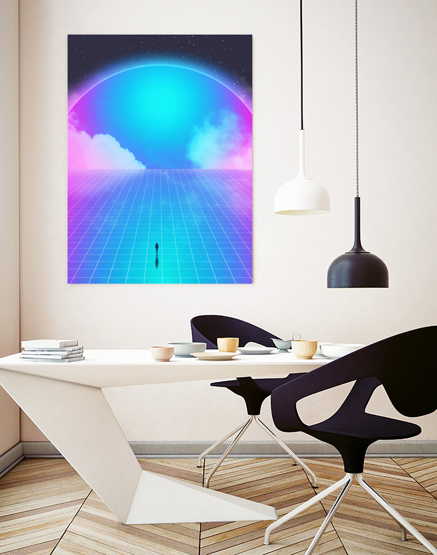 Worship 2030 by Adam Priester on GIANT ART - blue digital drawing