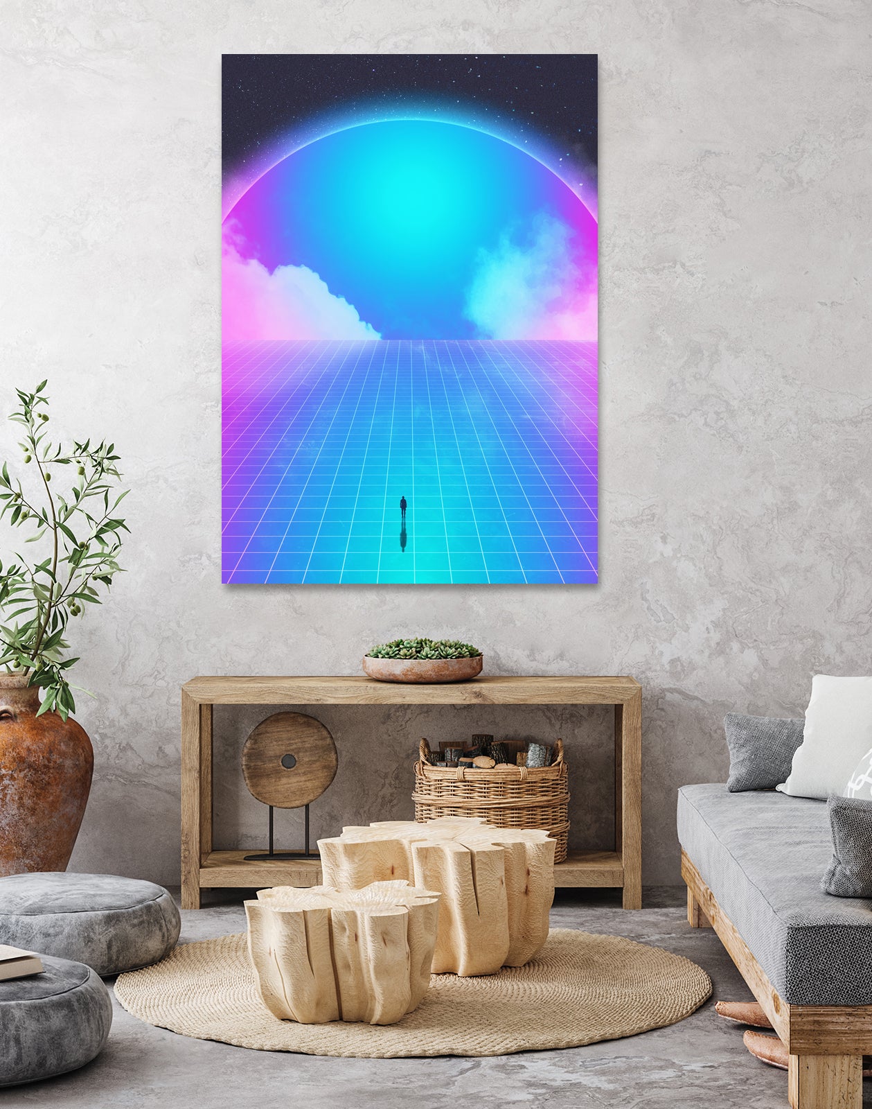 Worship 2030 by Adam Priester on GIANT ART - blue digital drawing