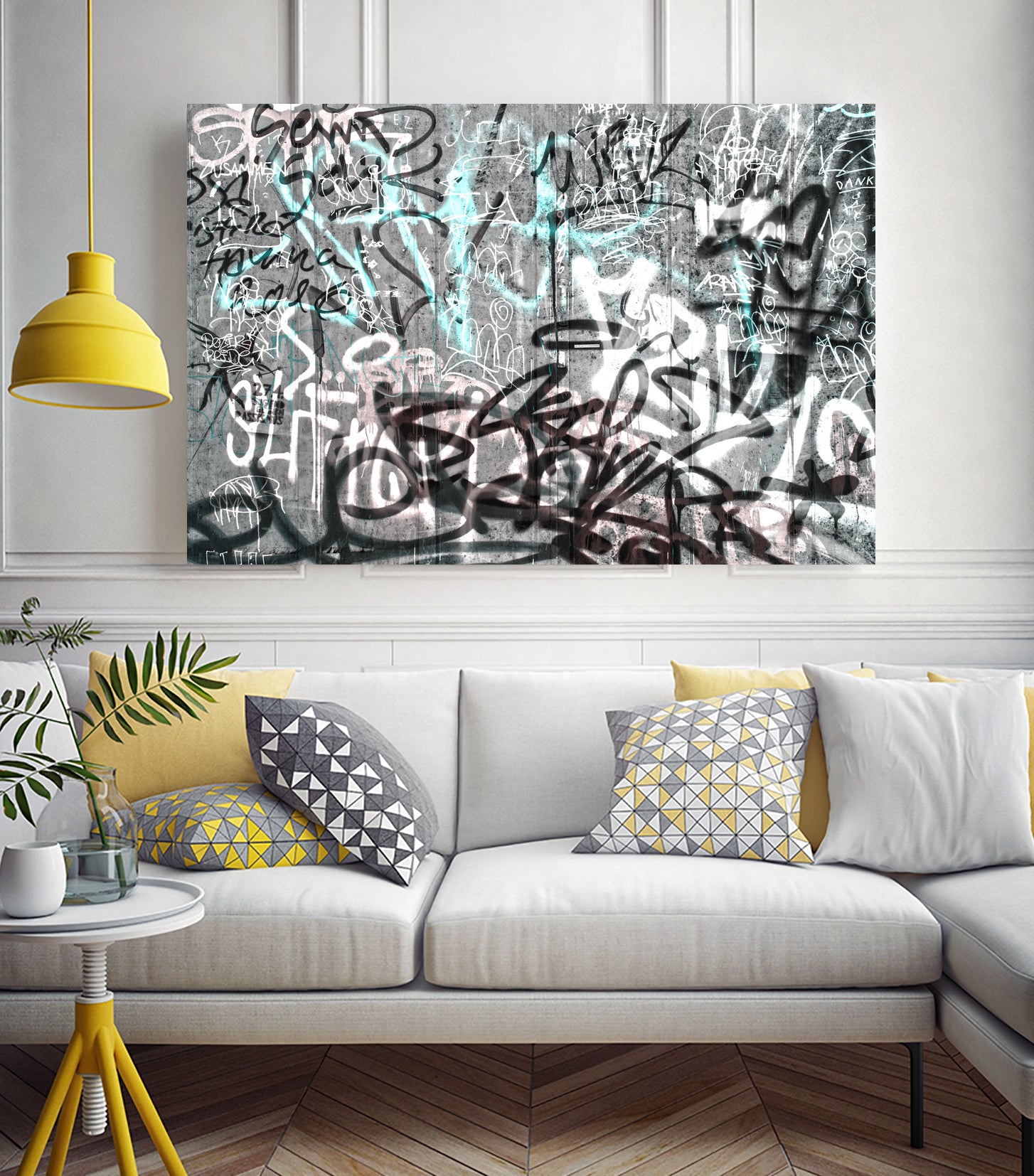 2017_Graffiti_Muster6 by Andreas Gerlach on GIANT ART - gray photo illustration