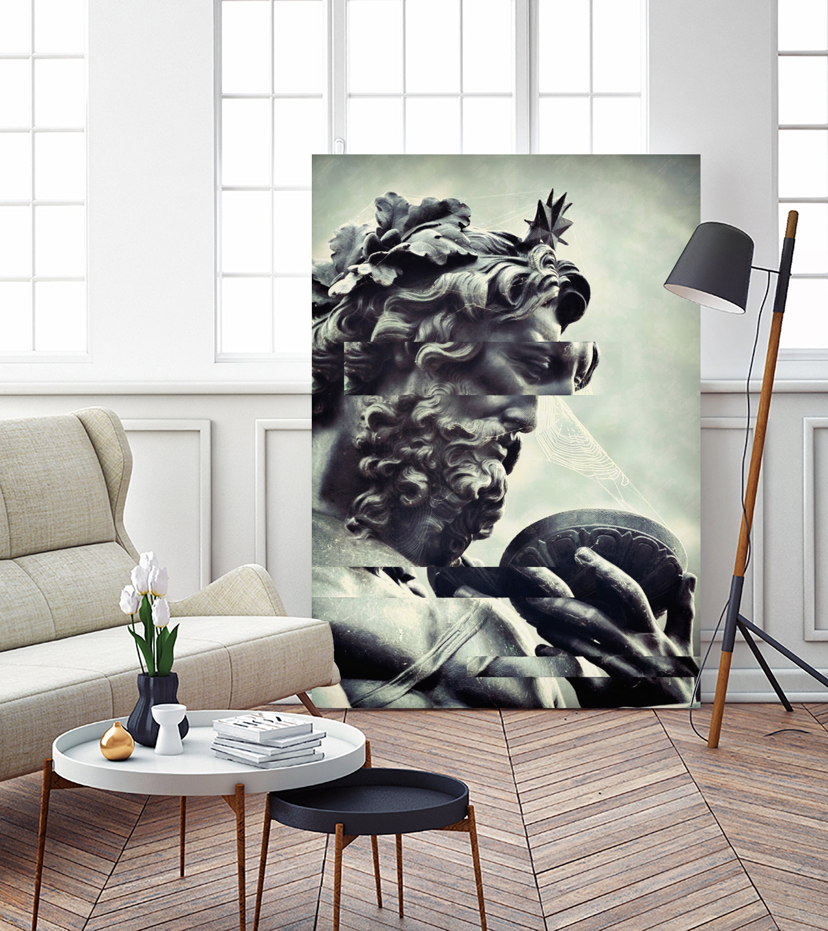 ZEUS by Menelaos Trompoukis on GIANT ART - green digital painting