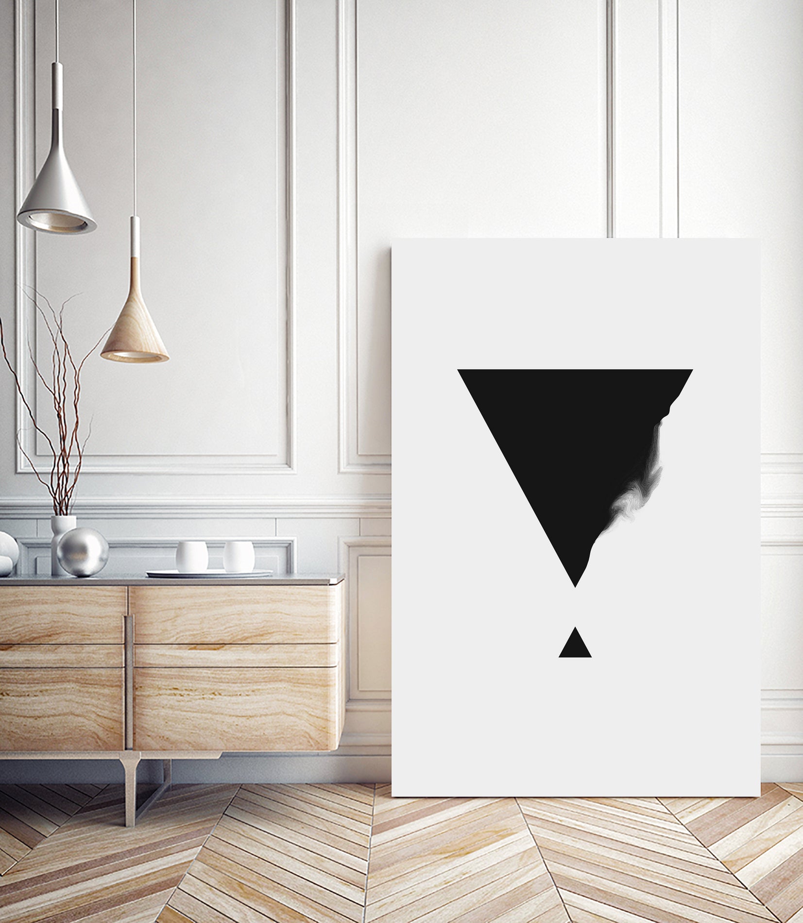 Triangle by Annisa Tiara Utami on GIANT ART - black digital drawing