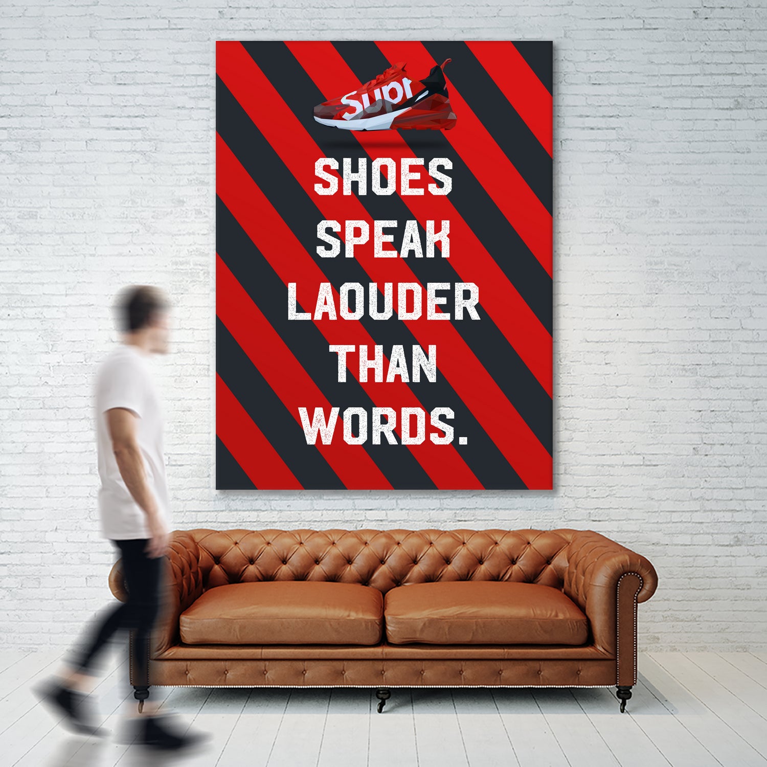 sneaker quotes MOTIVATION by Artnesia on GIANT ART