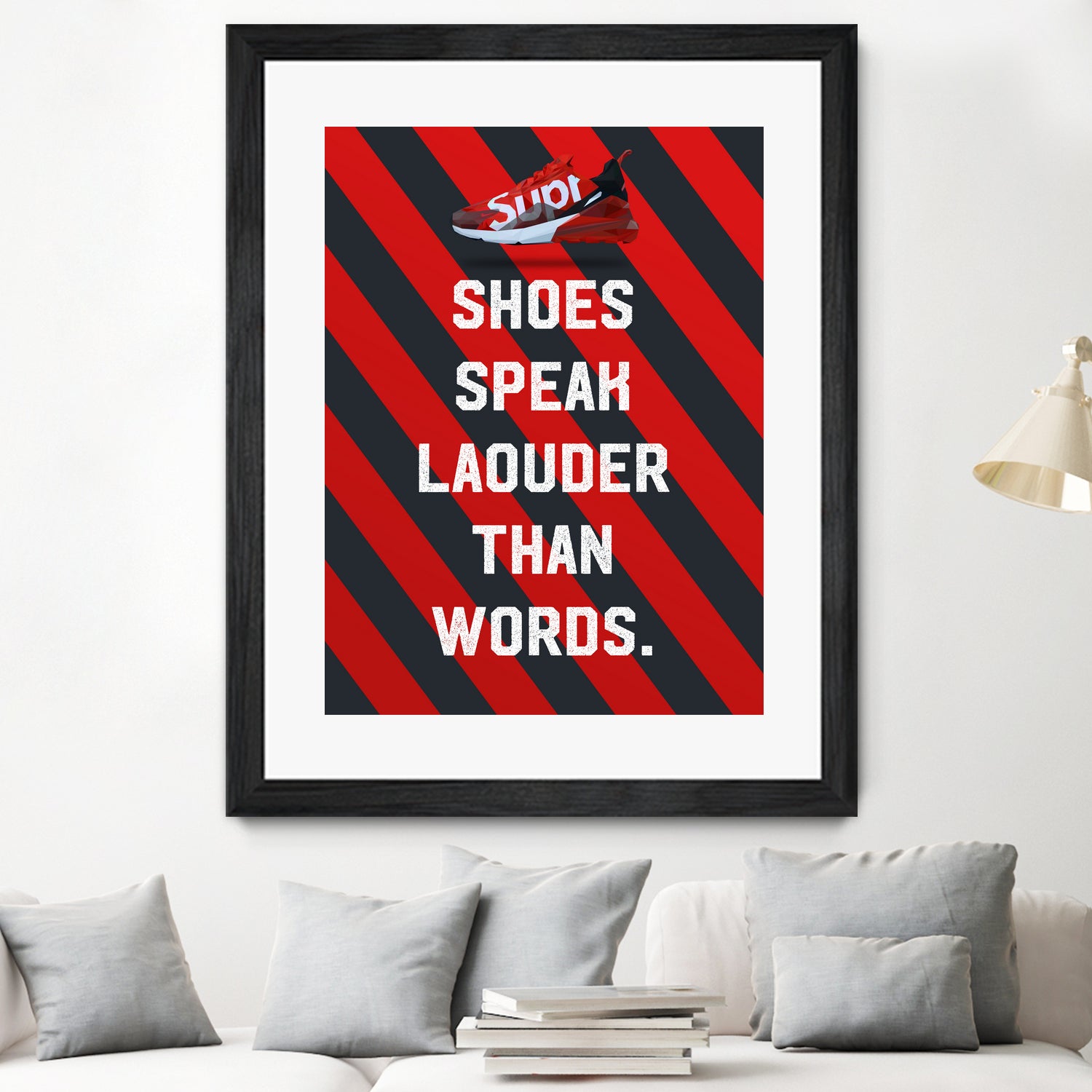 sneaker quotes MOTIVATION by Artnesia on GIANT ART