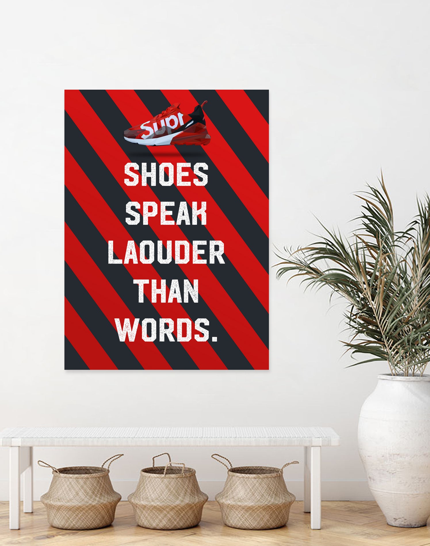sneaker quotes MOTIVATION by Artnesia on GIANT ART