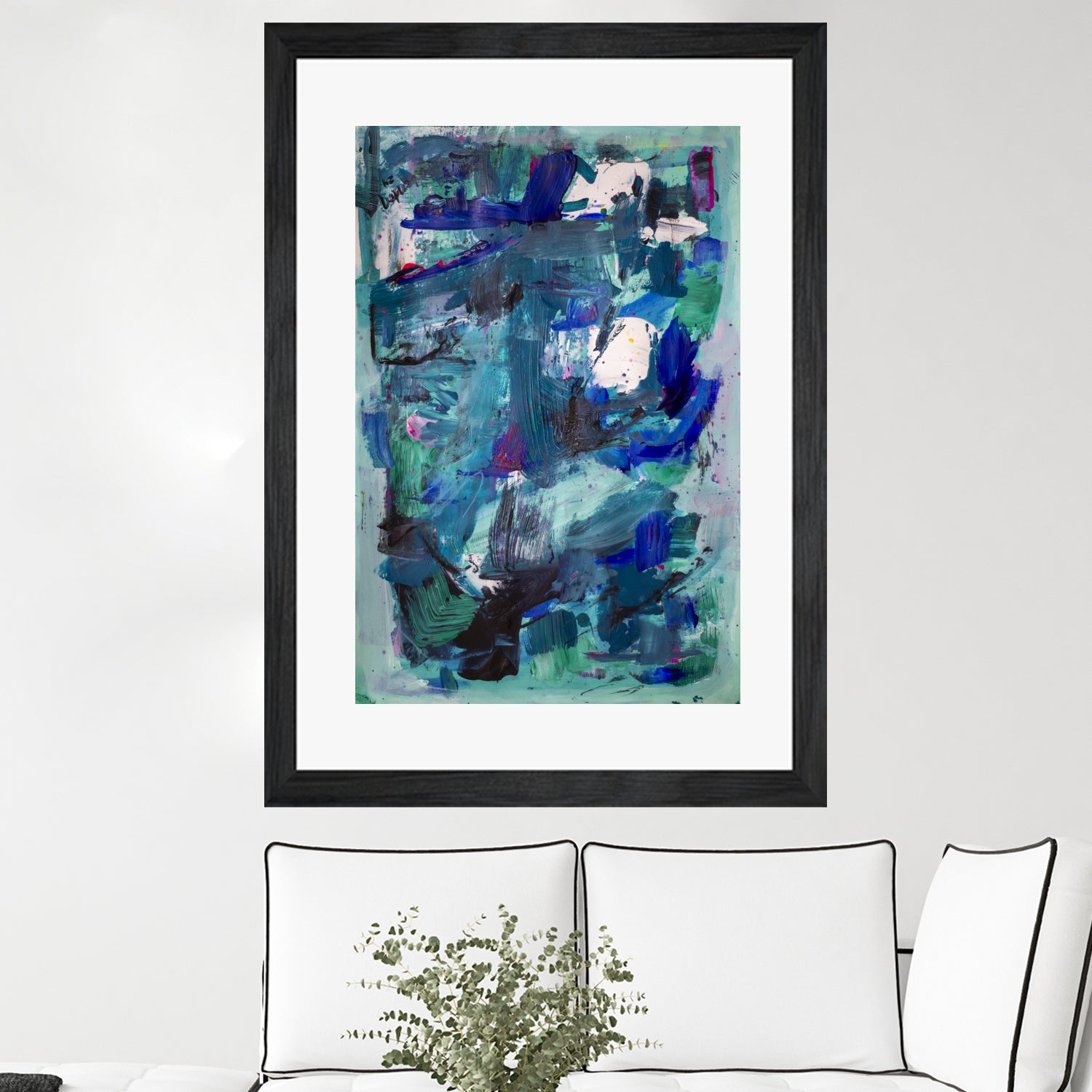 CALL ME I NEED TO SEE IMAGE by Janet London on GIANT ART - abstract