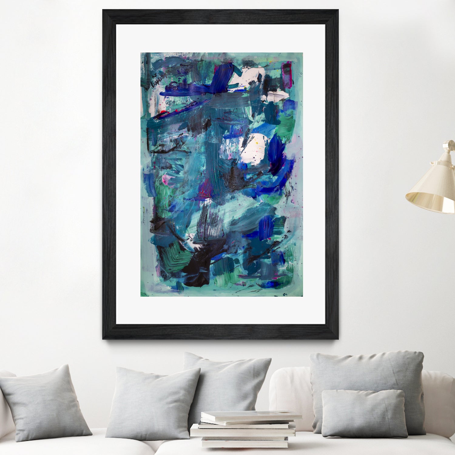 CALL ME I NEED TO SEE IMAGE by Janet London on GIANT ART - abstract