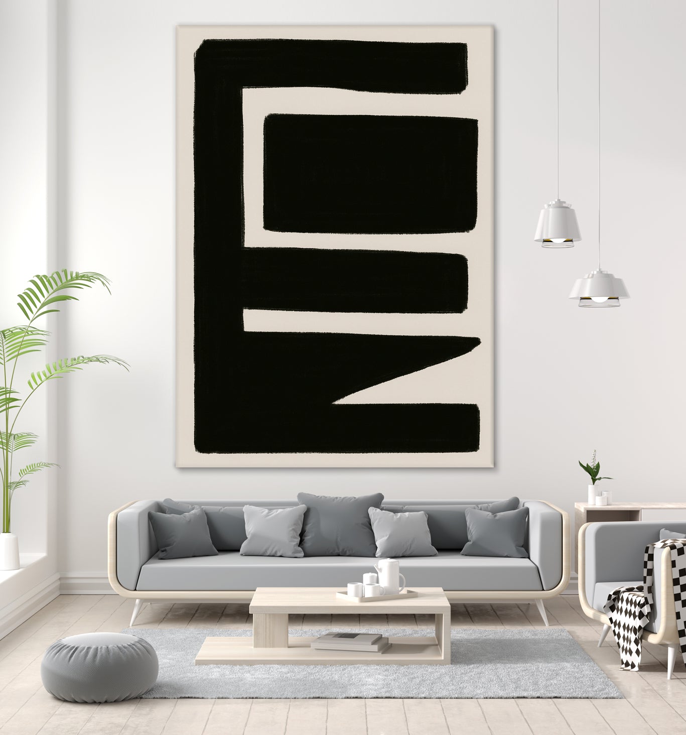 Essence of Line by Ixchel on GIANT ART - black shape