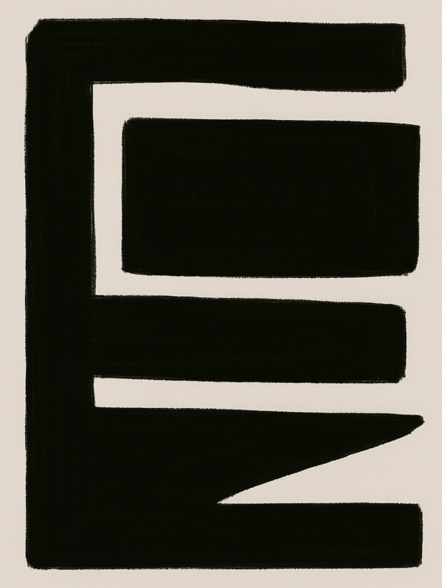 Essence of Line by Ixchel on GIANT ART - black shape