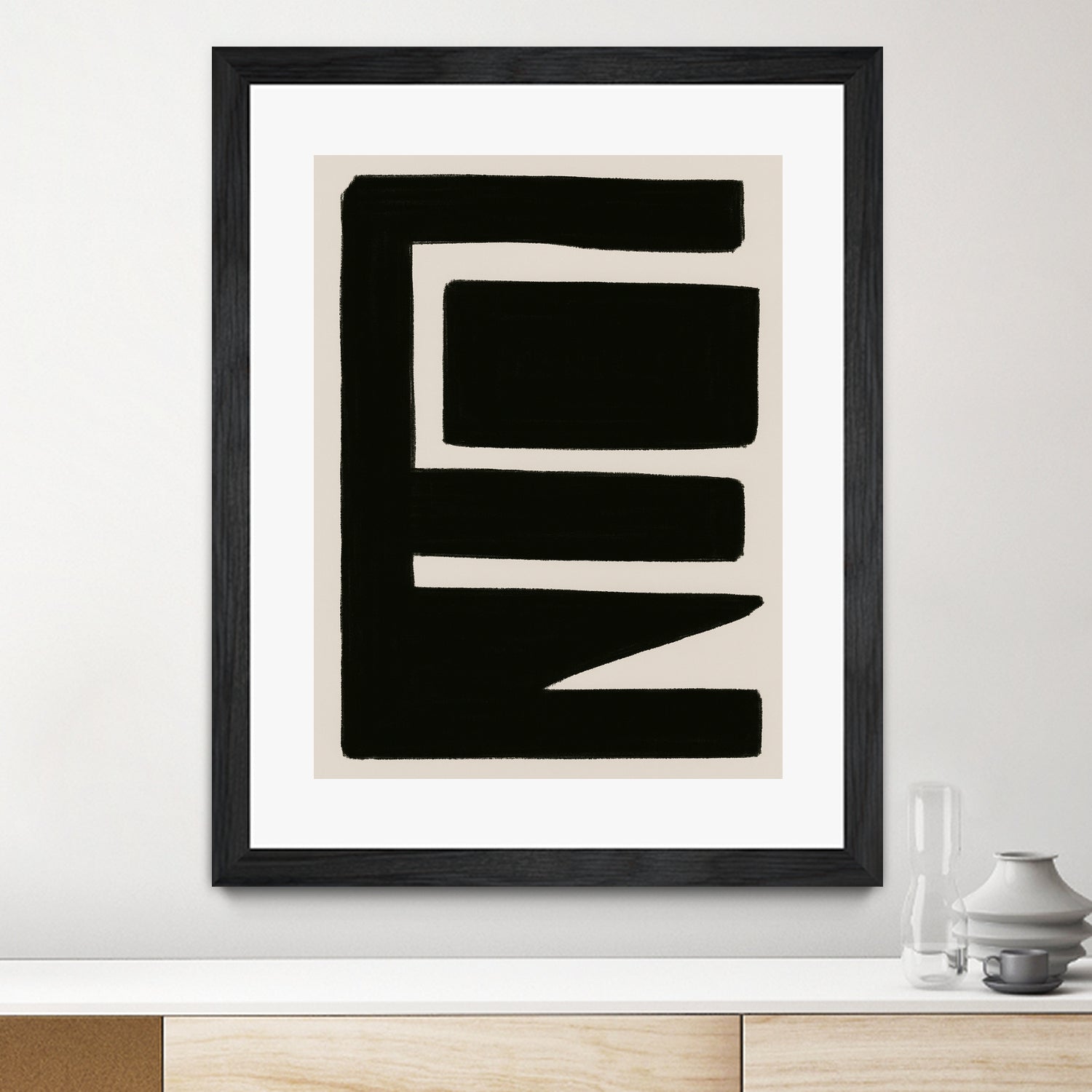 Essence of Line by Ixchel on GIANT ART - black shape