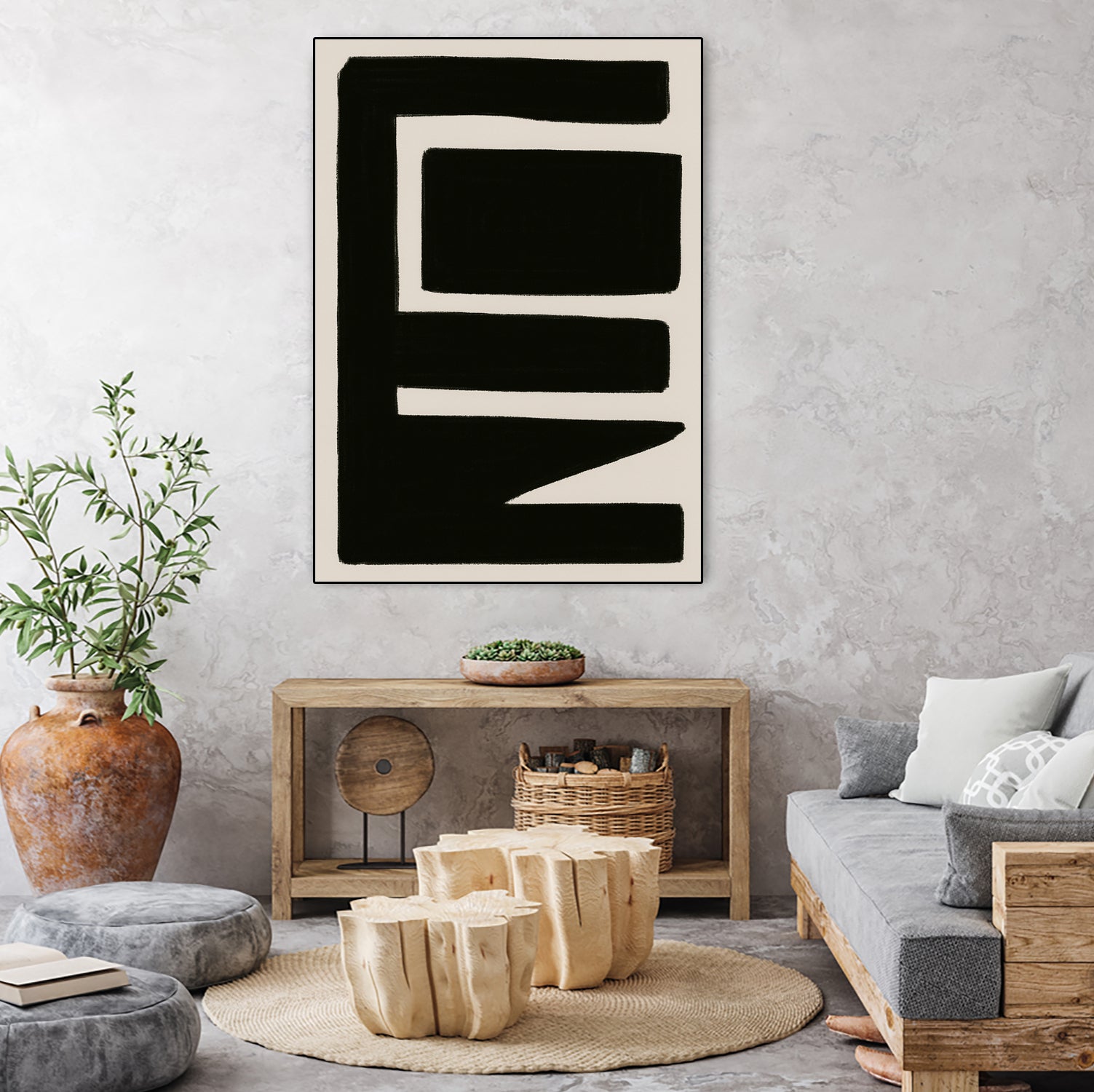 Essence of Line by Ixchel on GIANT ART - black shape