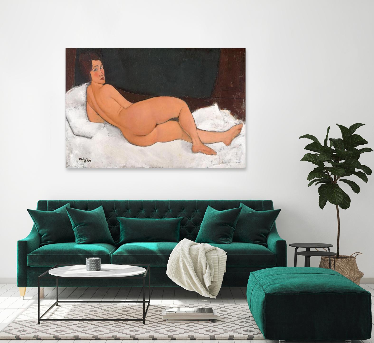 Nu couché (sur le côté gauche), 1917 by Amedeo Modigliani on GIANT ART - museums