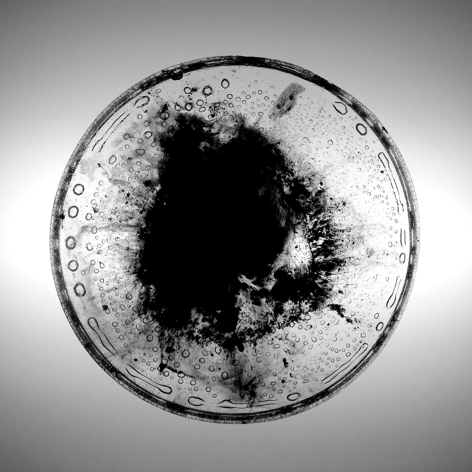 Dissolve by Orestes Grediaga on GIANT ART - black shapes framed canvas