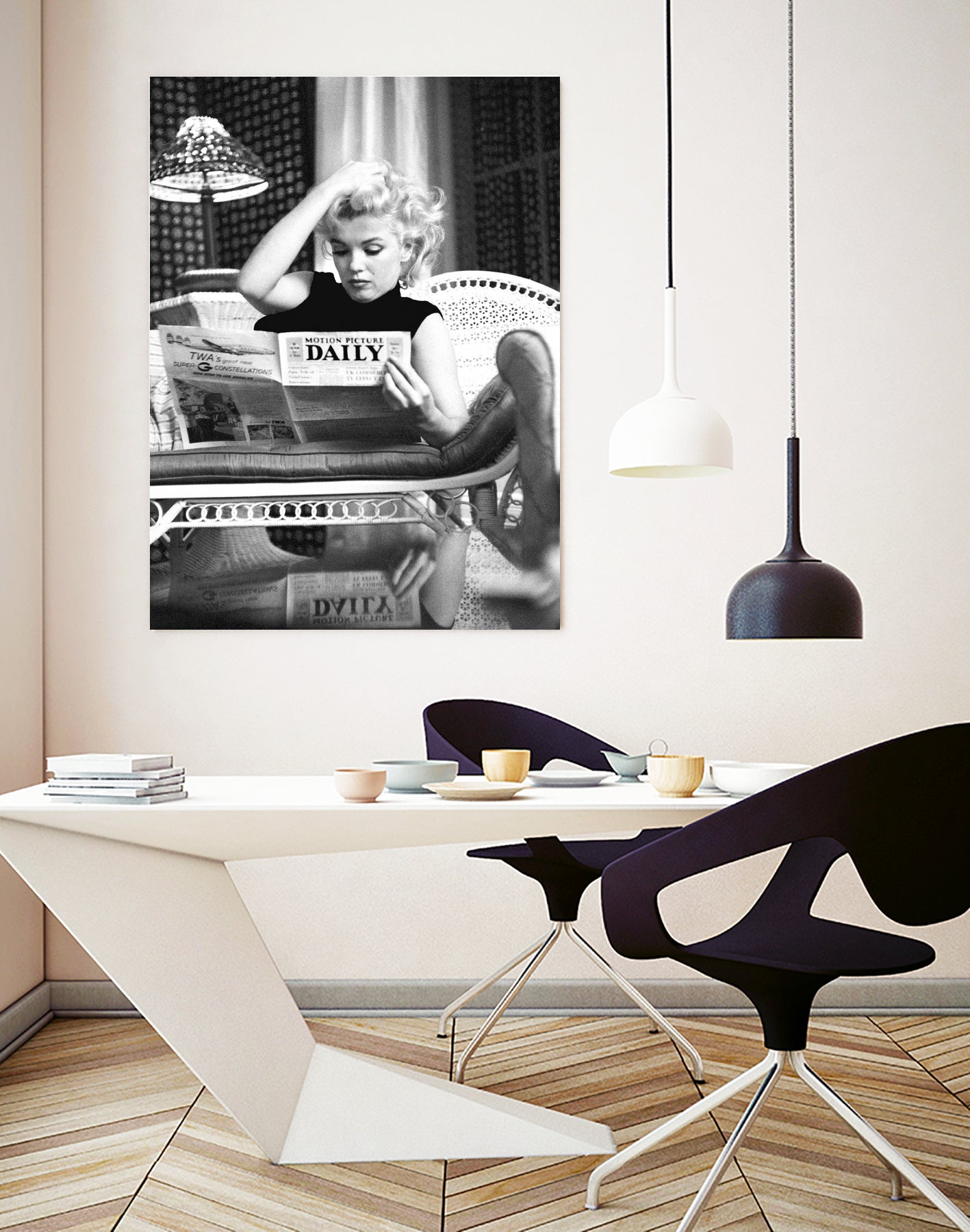 Reading by M Studio on GIANT ART - black and white photogrpahy marilyn monroe