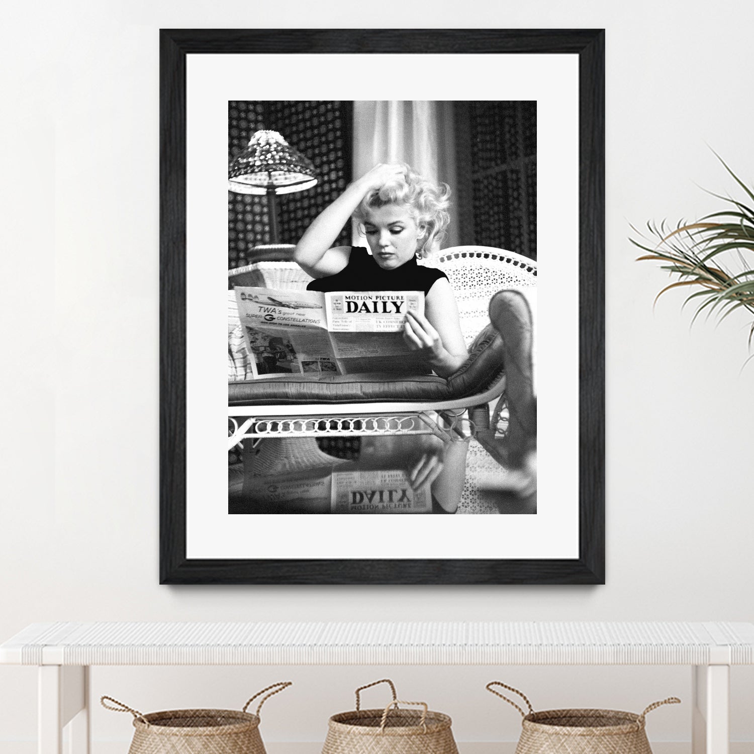 Reading by M Studio on GIANT ART - black and white photogrpahy marilyn monroe