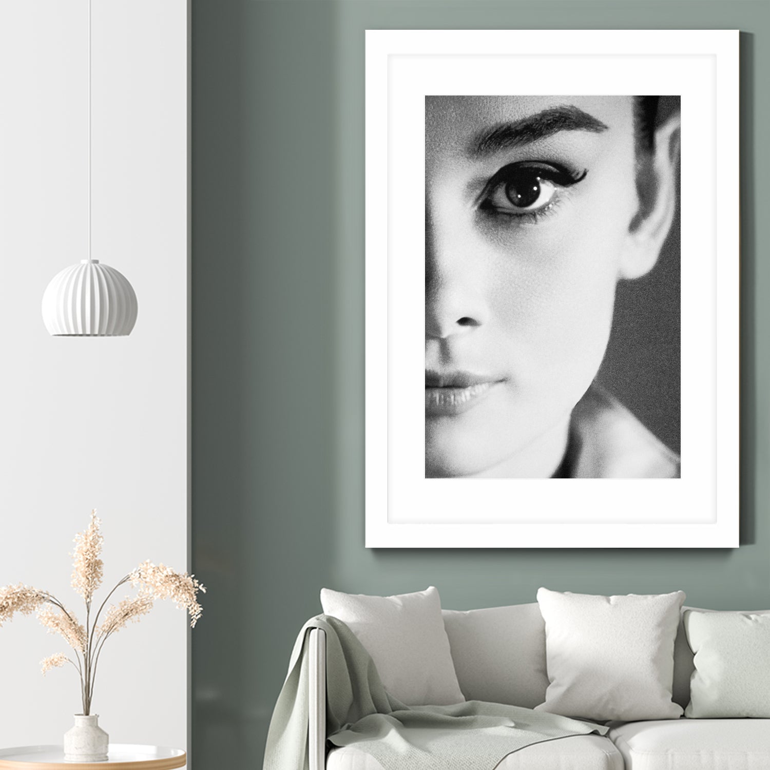 Audrey Hepburn by M Studio on GIANT ART - black and white photography