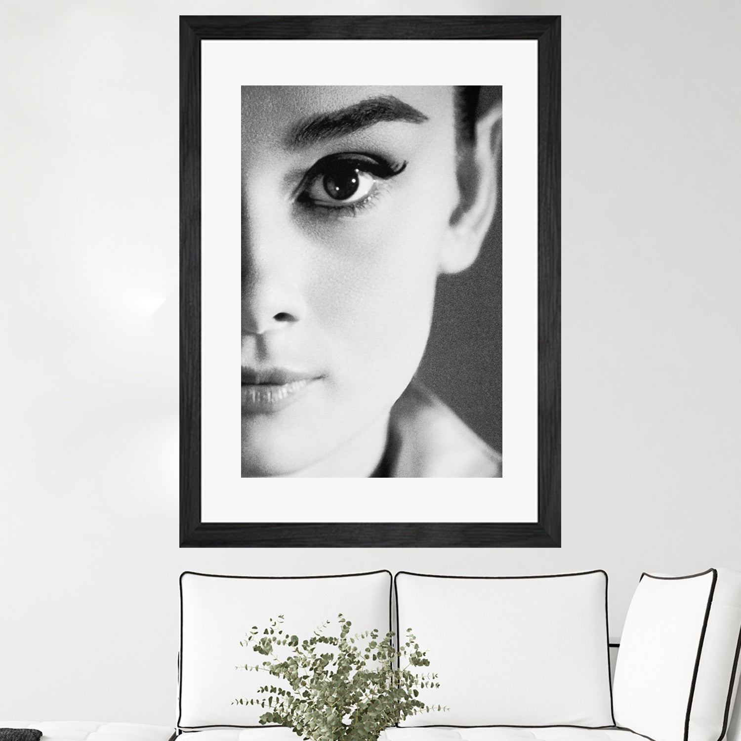 Audrey Hepburn by M Studio on GIANT ART - black and white photography
