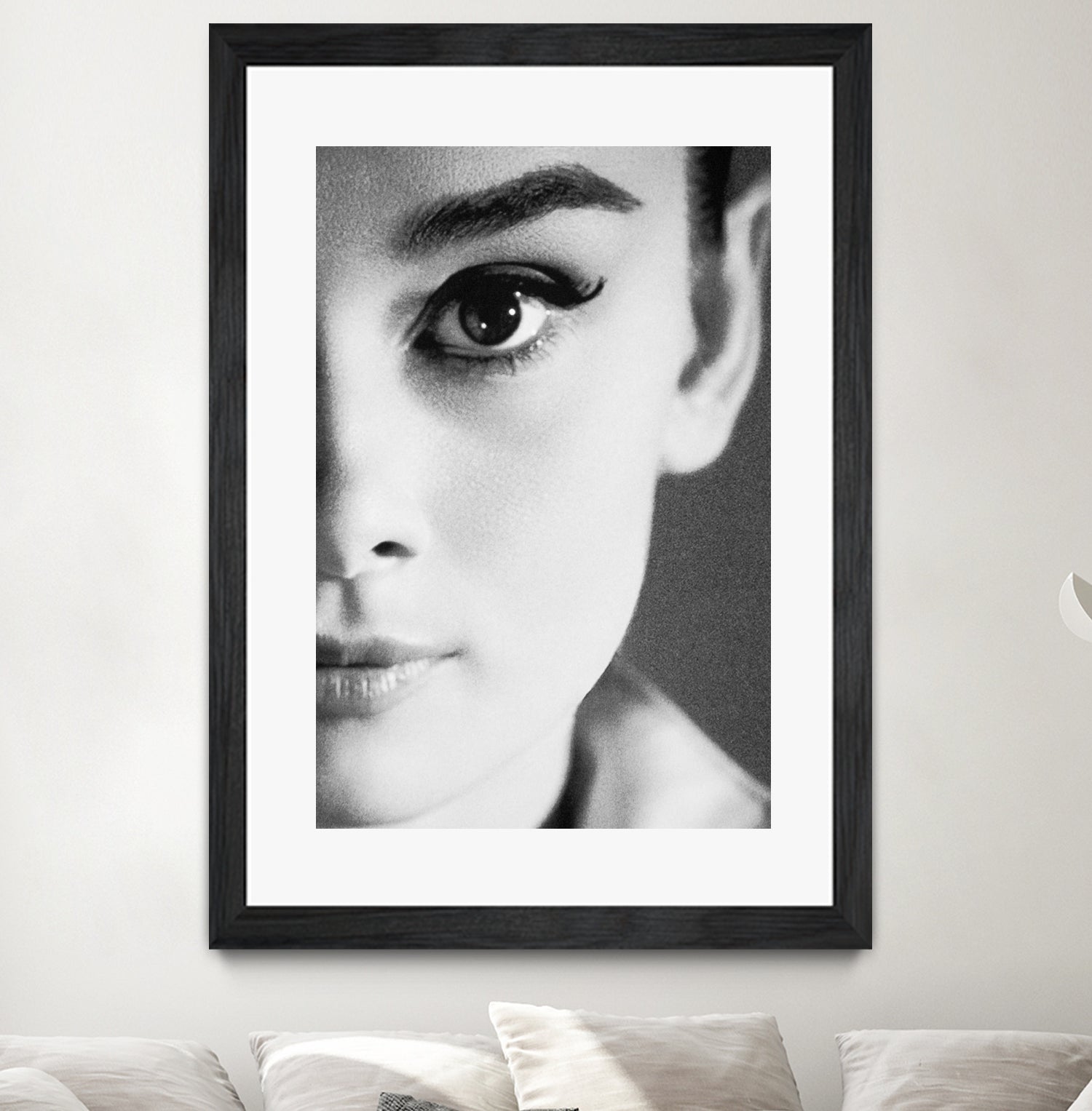 Audrey Hepburn by M Studio on GIANT ART - black and white photography