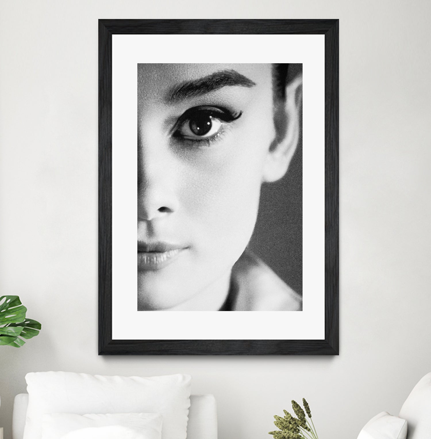 Audrey Hepburn by M Studio on GIANT ART - black and white photography
