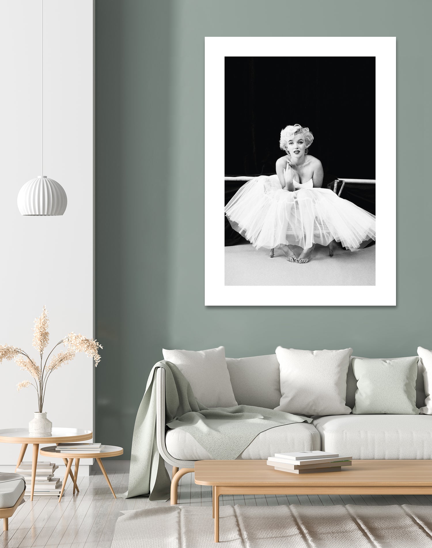 Marilyn Monroe balerina by M Studio on GIANT ART - black and white photography