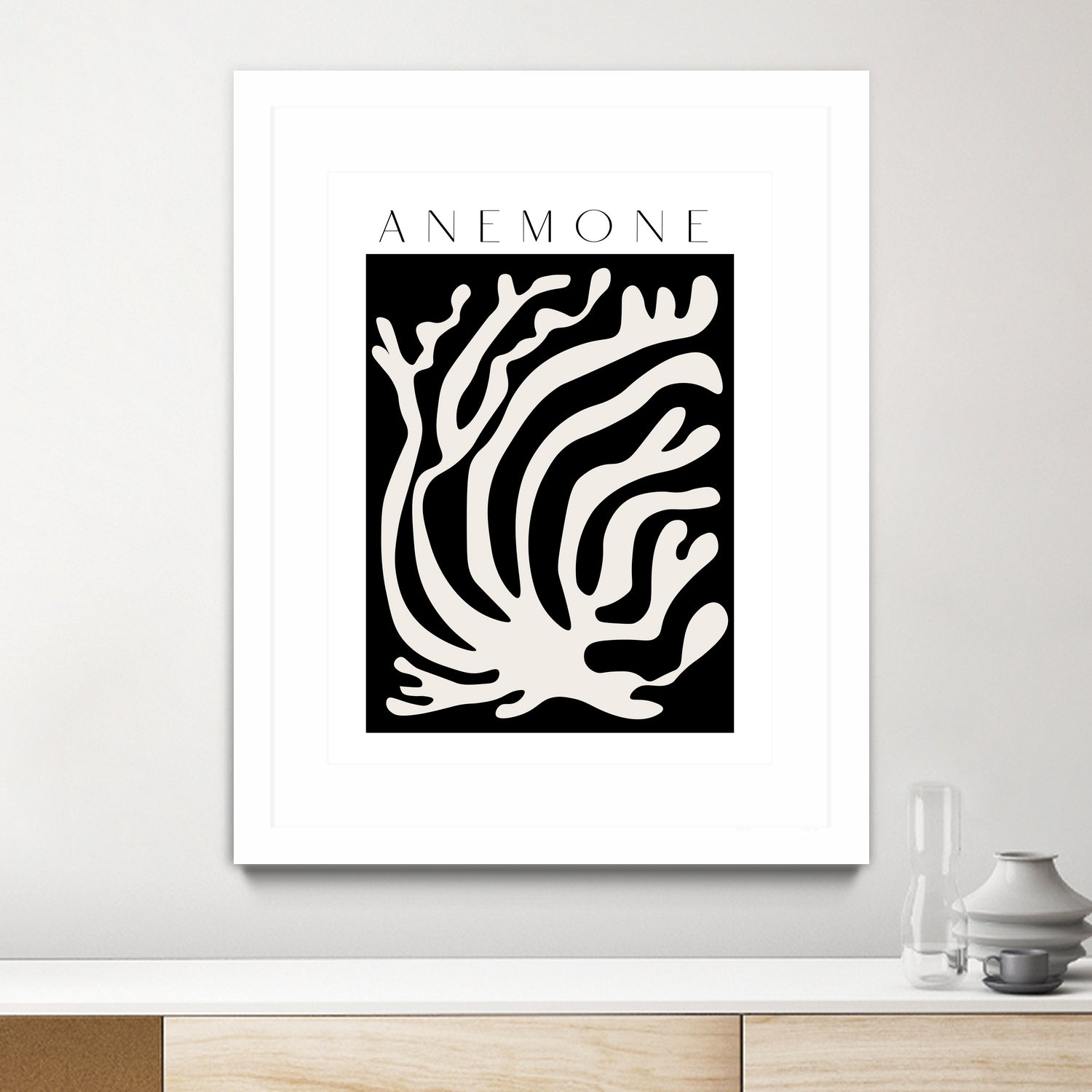 Anémone by M Studio on GIANT ART - beige