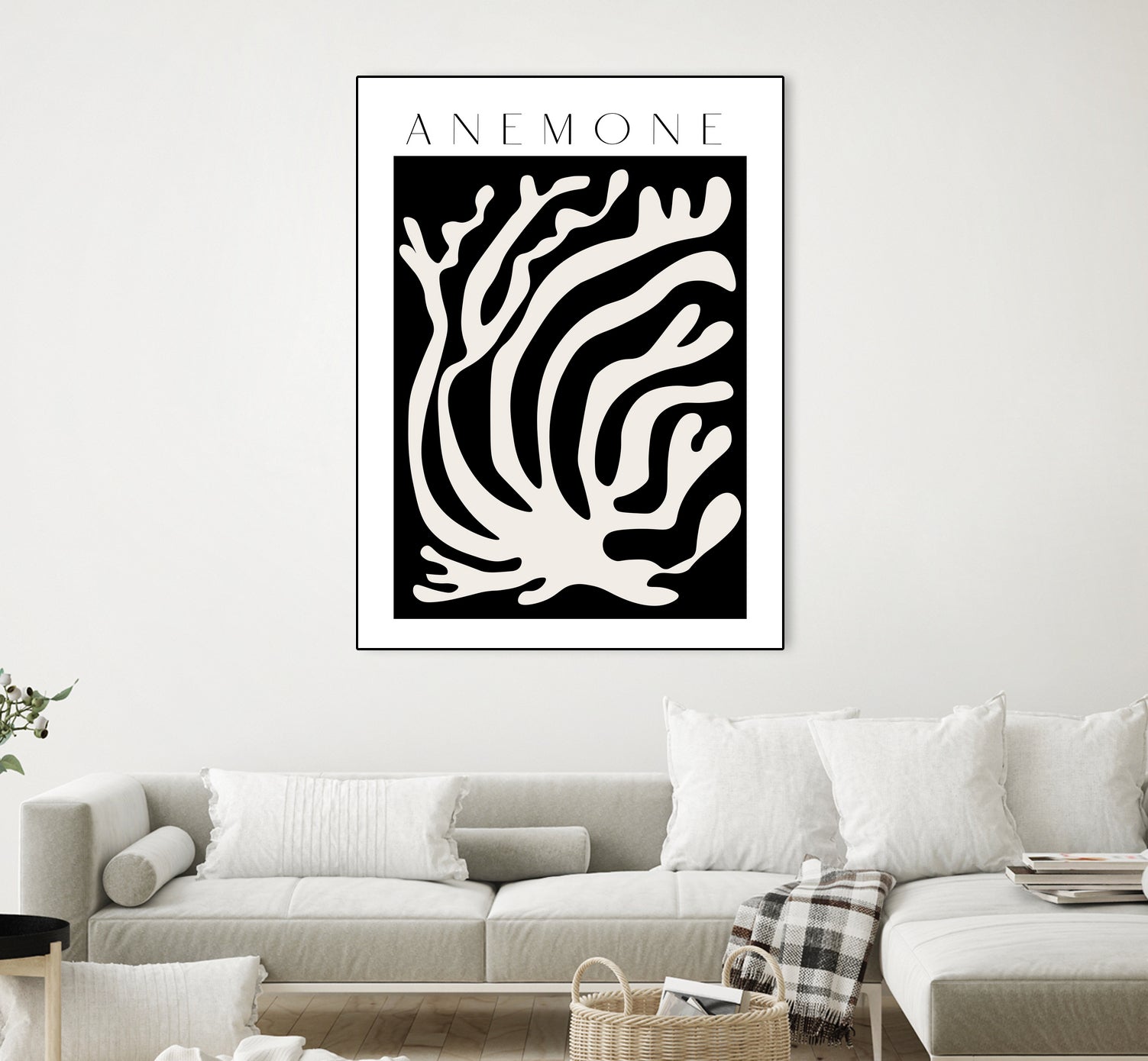 Anémone by M Studio on GIANT ART - beige