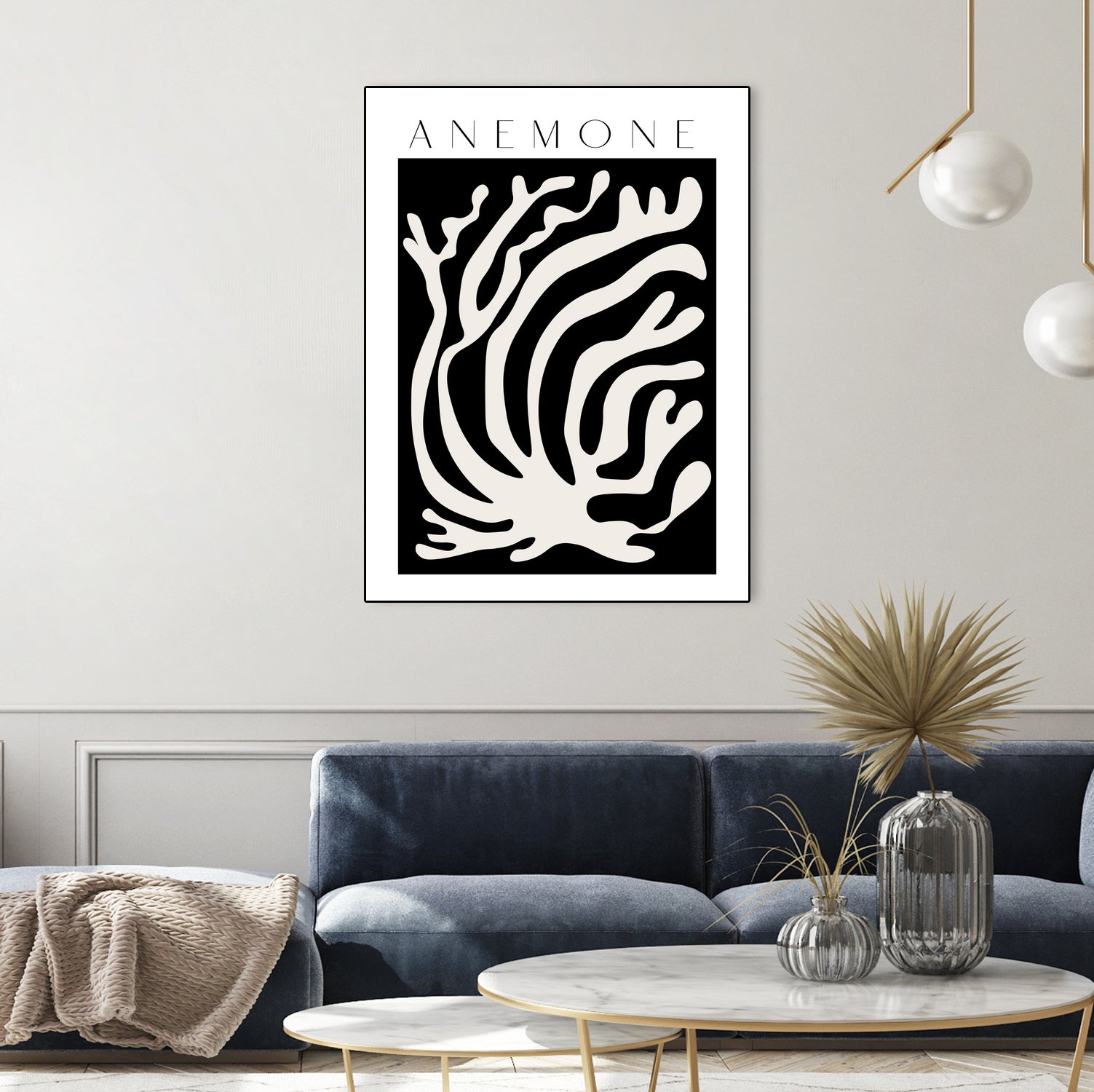 Anémone by M Studio on GIANT ART - beige