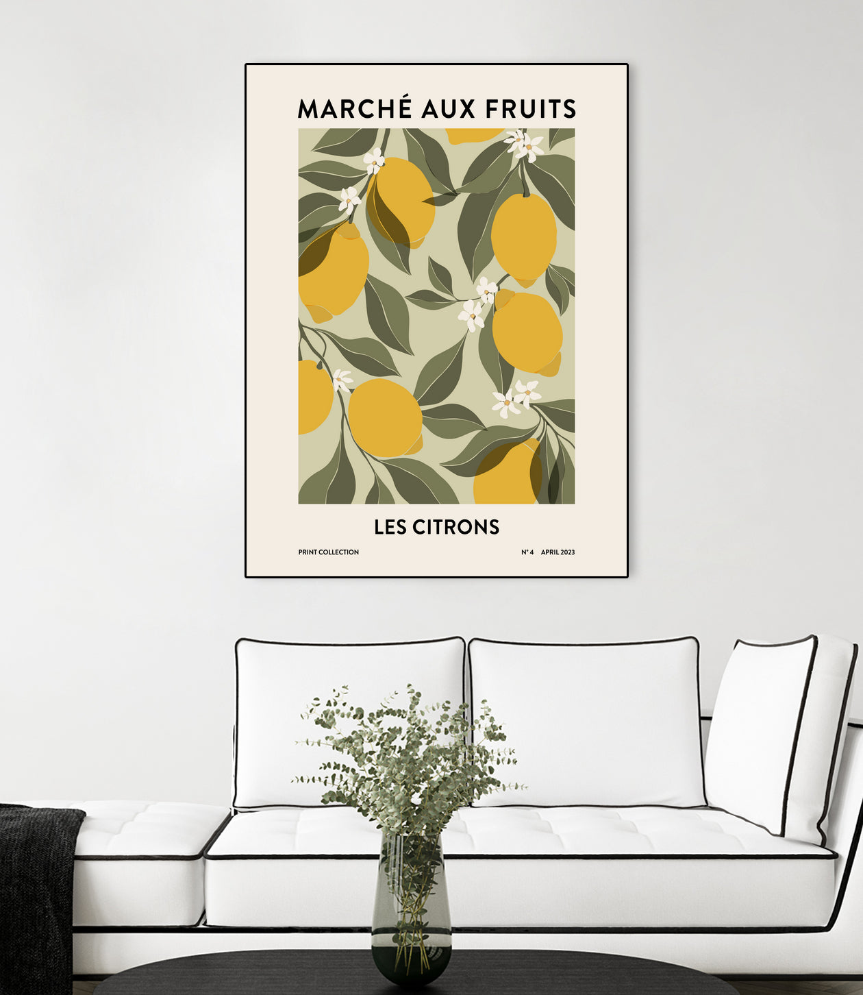 Les agrumes by M Studio on GIANT ART - green illustration lemon