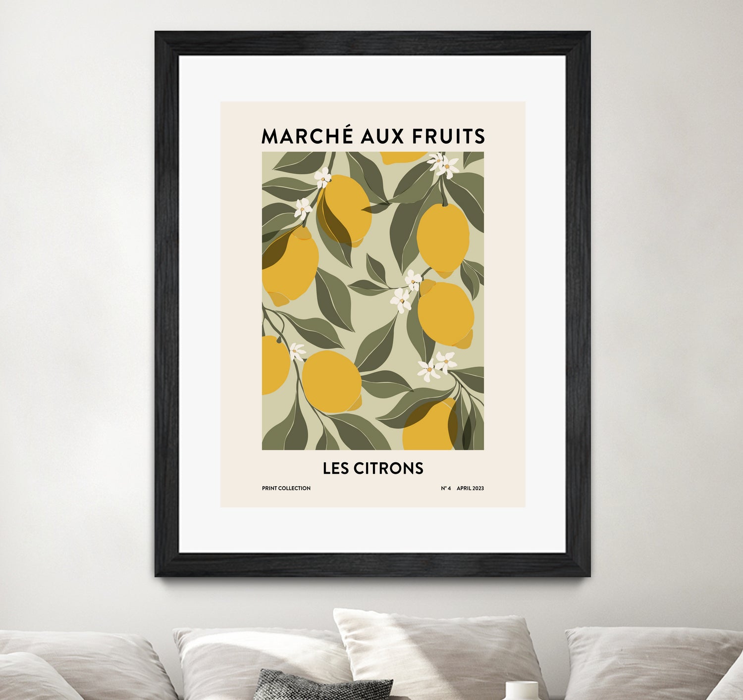 Les agrumes by M Studio on GIANT ART - green illustration lemon