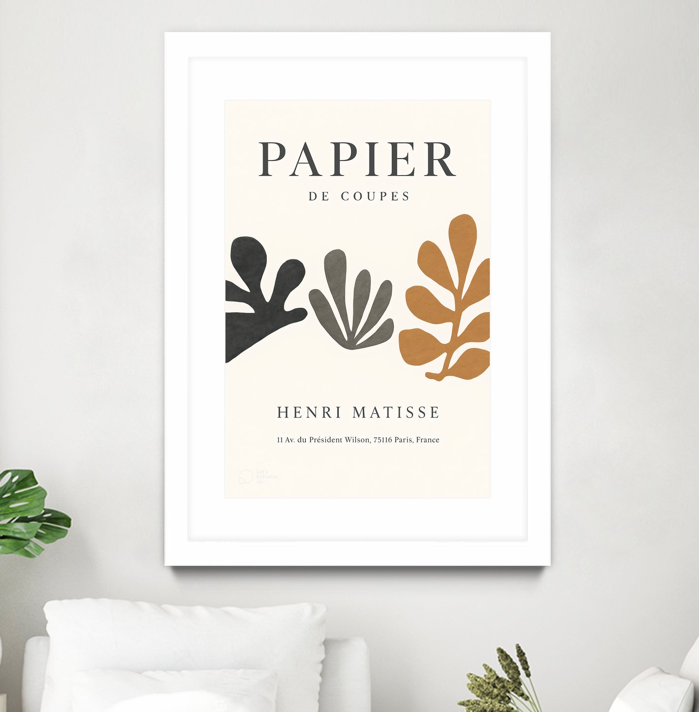 Papier d'automne by M Studio on GIANT ART - beige off cuts