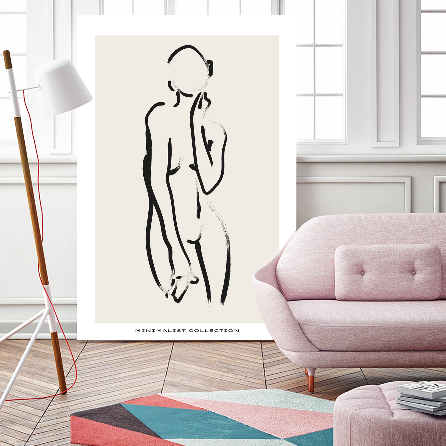 Nude no.2 by M Studio on GIANT ART - beige figurative woman