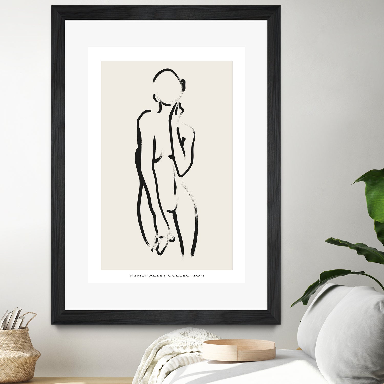 Nude no.2 by M Studio on GIANT ART - beige figurative woman