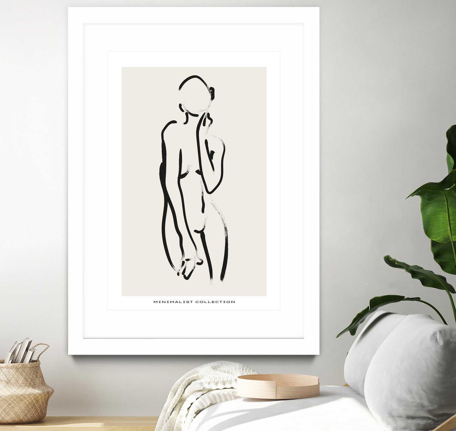 Nude no.2 by M Studio on GIANT ART - beige figurative woman