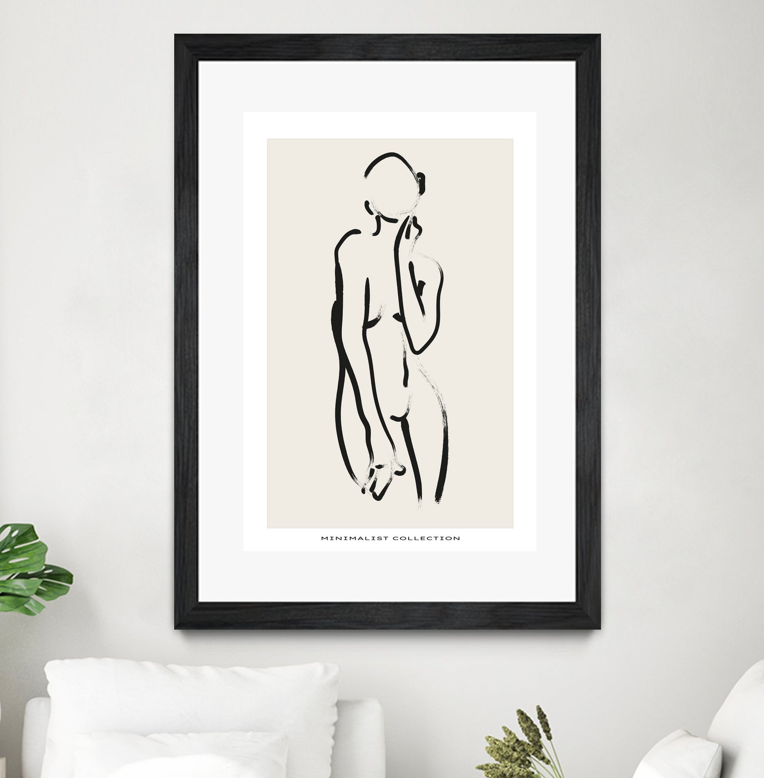 Nude no.2 by M Studio on GIANT ART - beige figurative woman