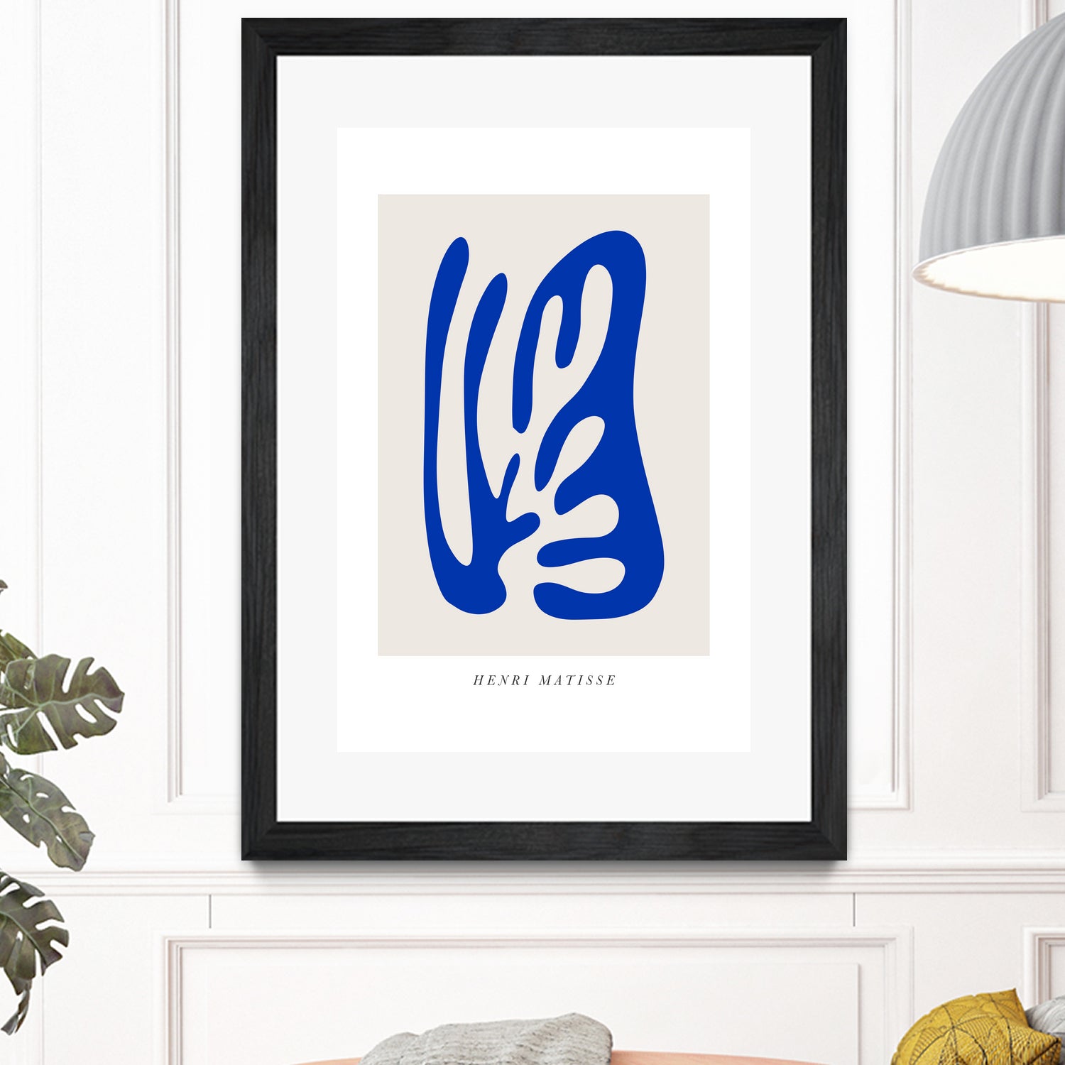 Papiers Découpés by Matisse on GIANT ART - blue modern framed canvas