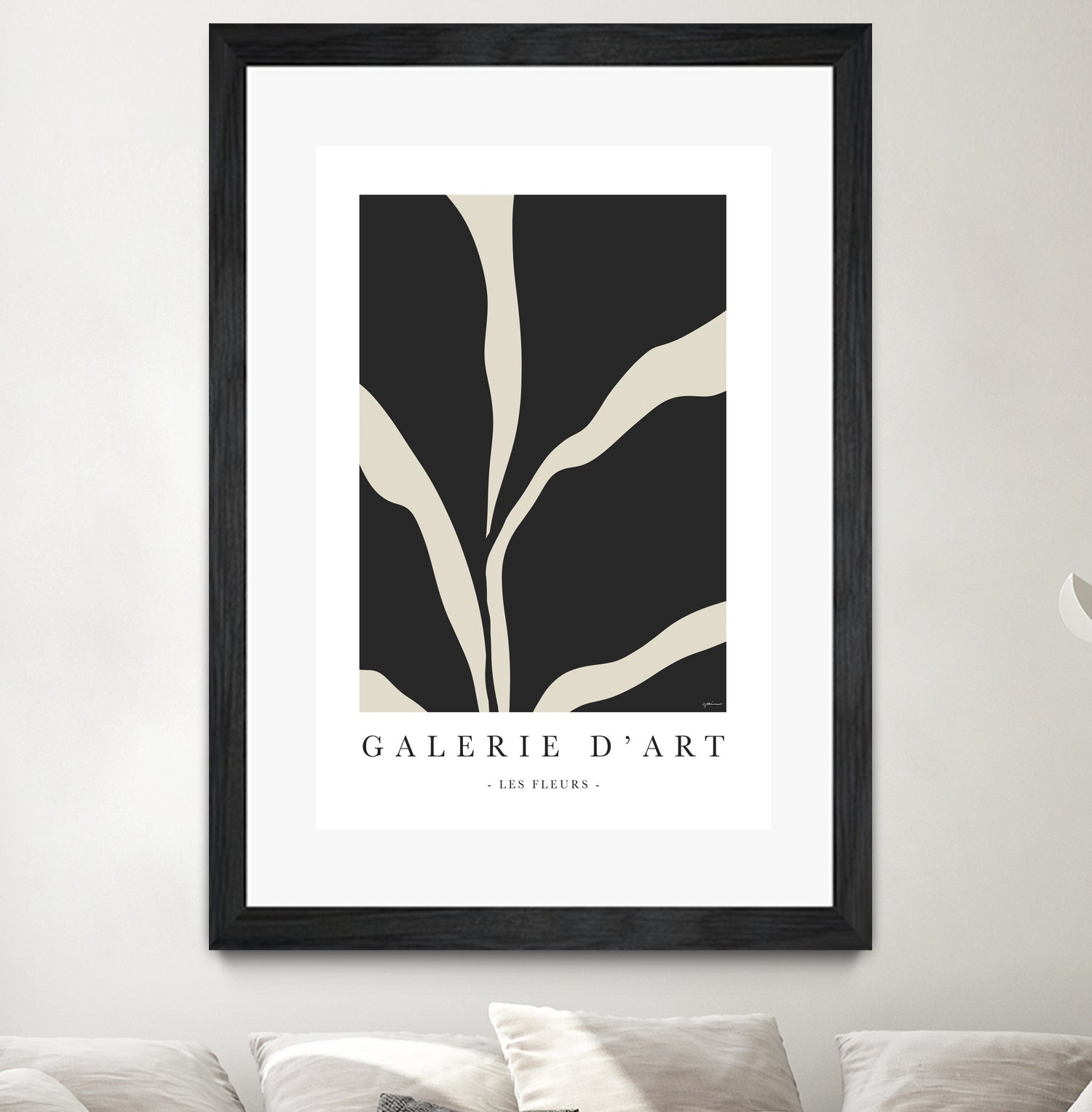 Les Flreurs by M Studio on GIANT ART - black illustration