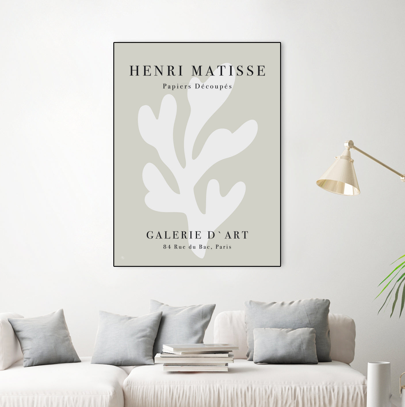 Papiers Découpés XI by M Studio on GIANT ART - beige matisse