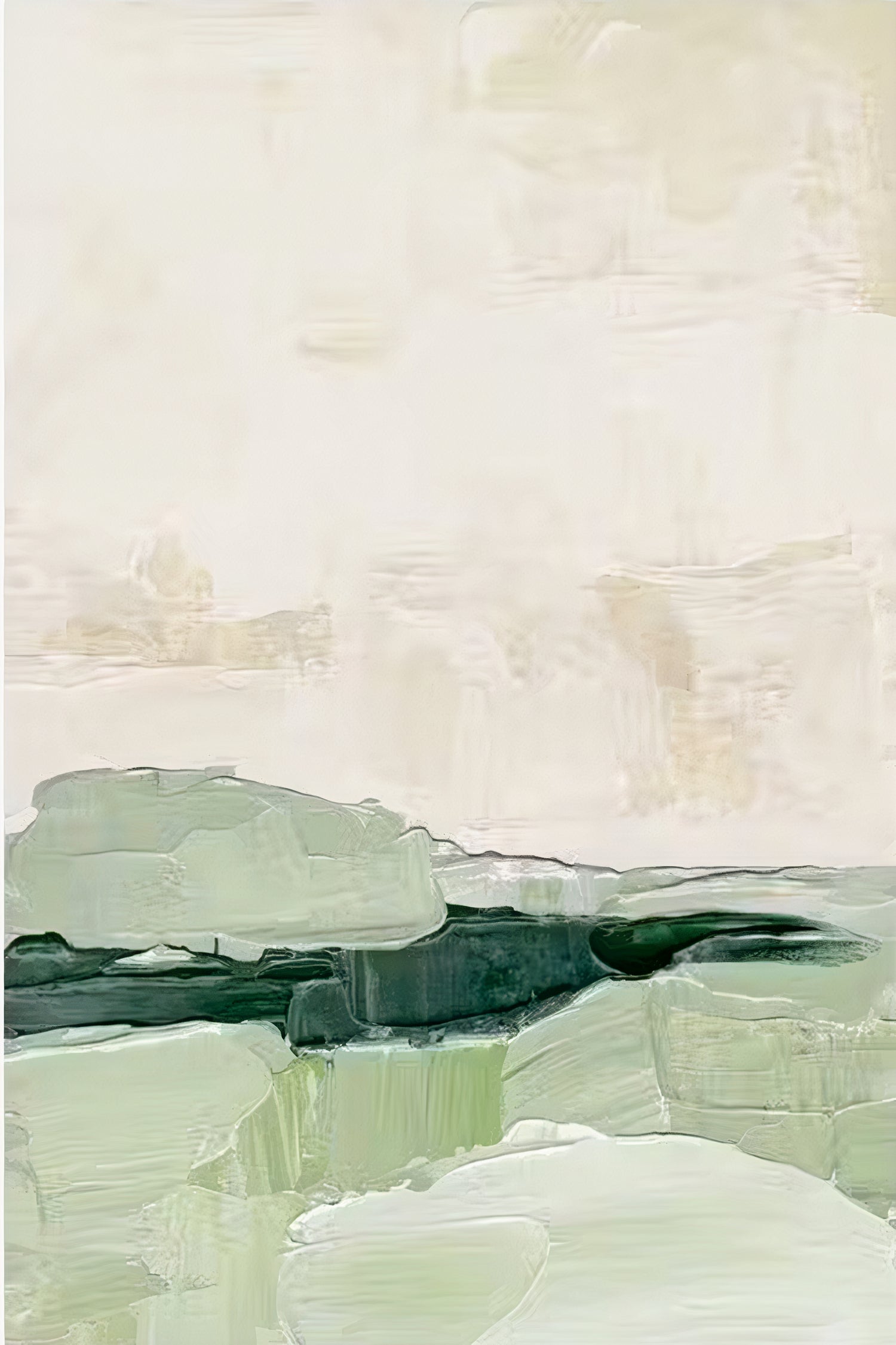 Été by M Studio on GIANT ART - pink abstarct abstarct