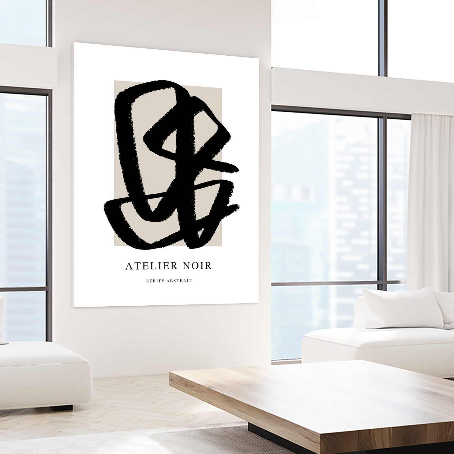Atelier Noir by M Studio on GIANT ART - beige illustration modern